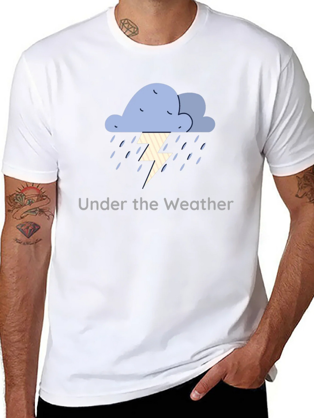 Under the Weather Graphic Tee - Black product image 7