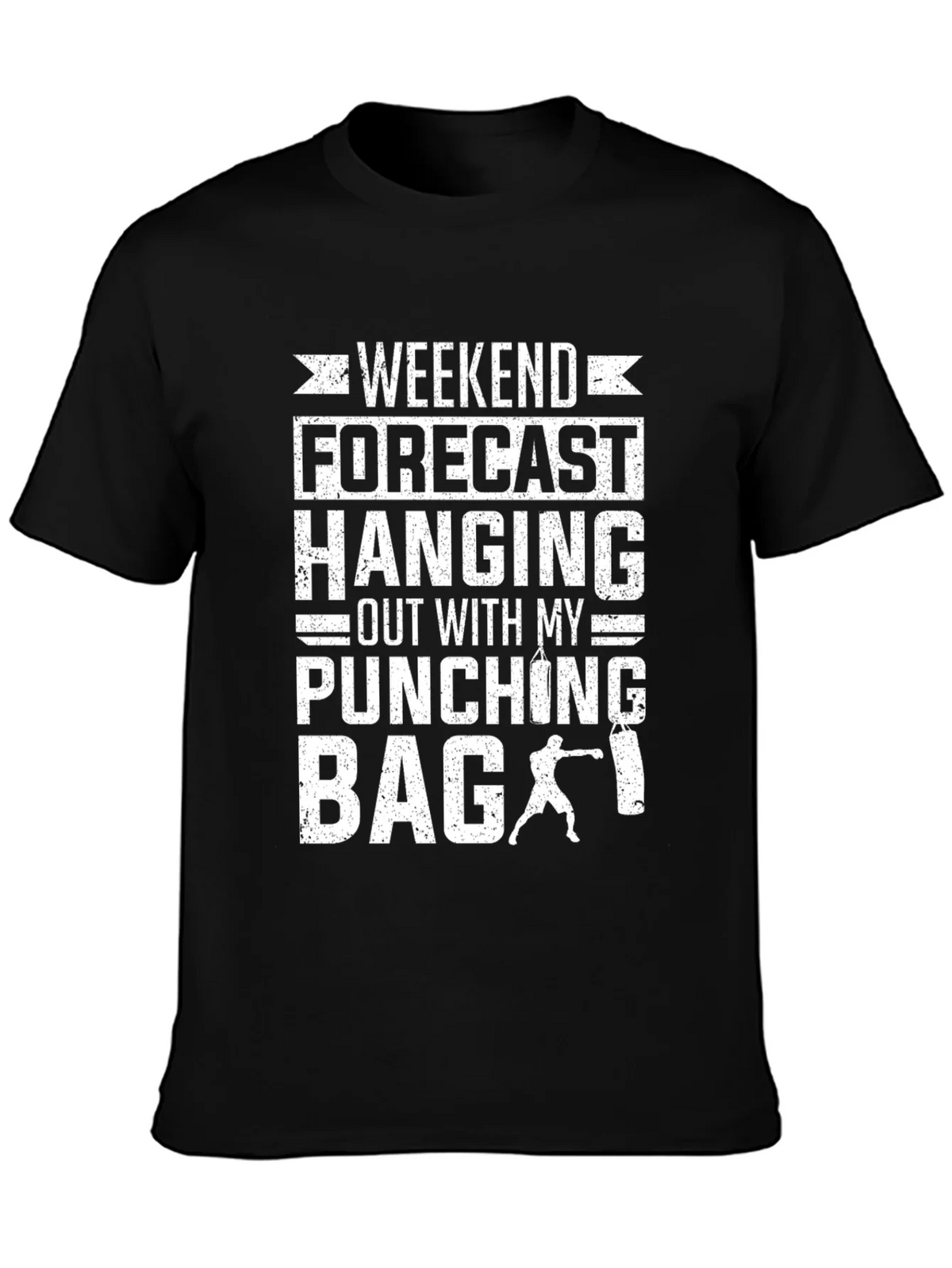 Weekend Forecast Punching Bag Graphic Tee