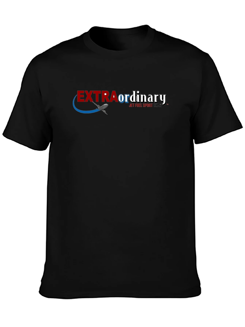 Extraordinary Jet Fuel Sport Gear Black T-Shirt product image 2