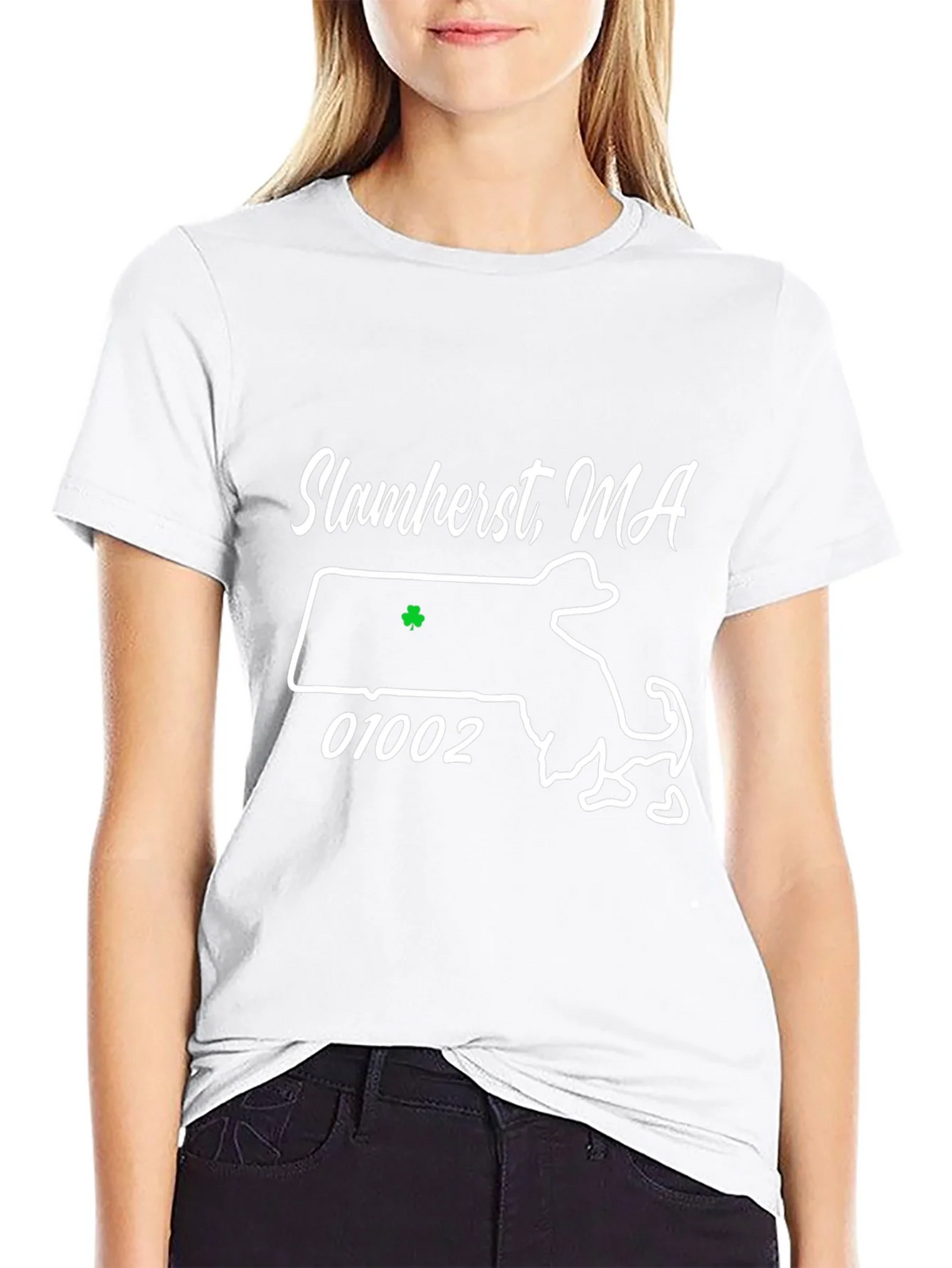 Slamherst MA Shamrock T-Shirt product image 8