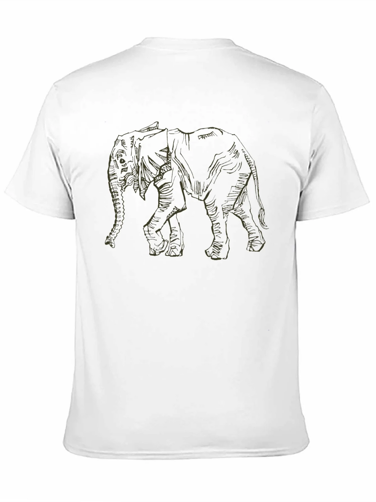 Black Elephant Graphic Tee - Mens Casual Wear product image 10