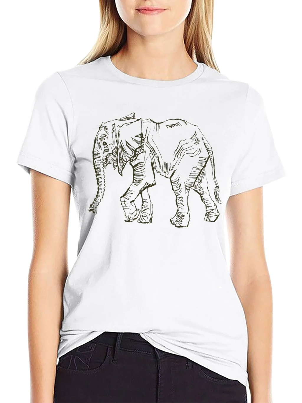 Black Elephant Graphic Tee - Mens Casual Wear product image 8