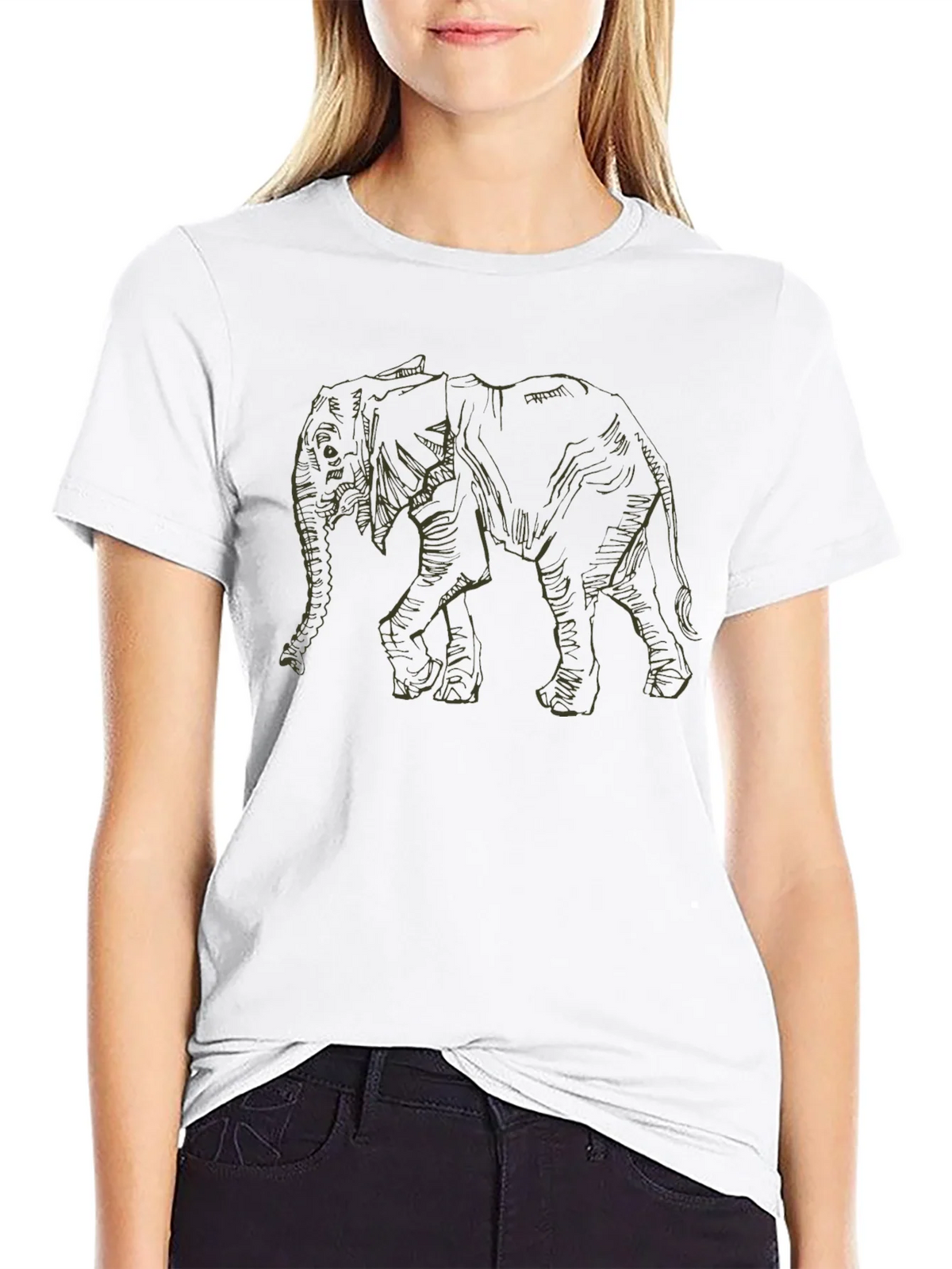 Black Elephant Graphic Tee - Mens Casual Wear product image 8