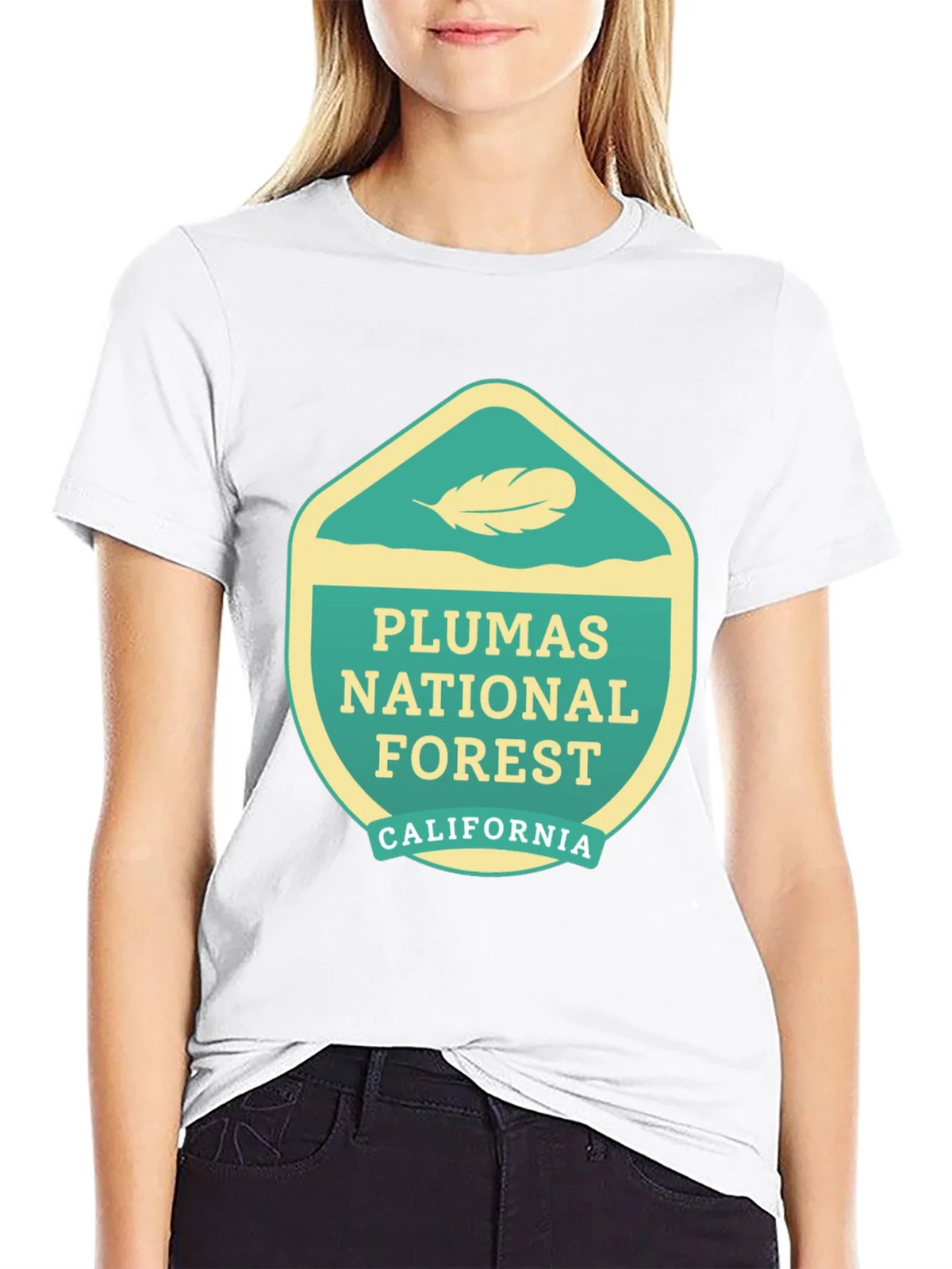 Plumas National Forest Graphic Tee - Black product image 8