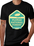 Plumas National Forest Graphic Tee - Black product image 1