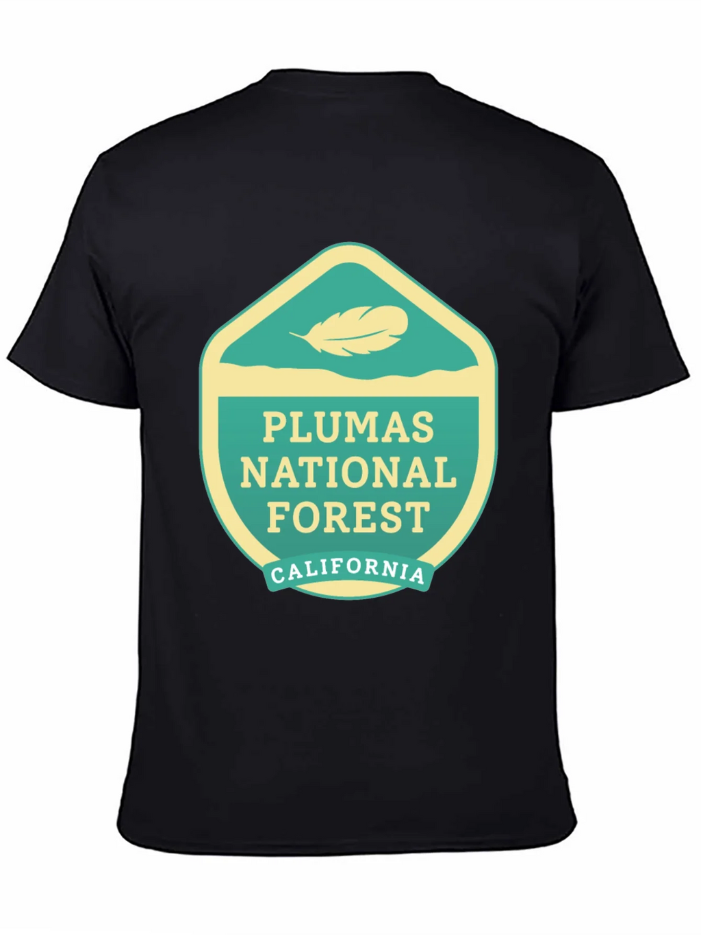 Plumas National Forest Graphic Tee - Black product image 4