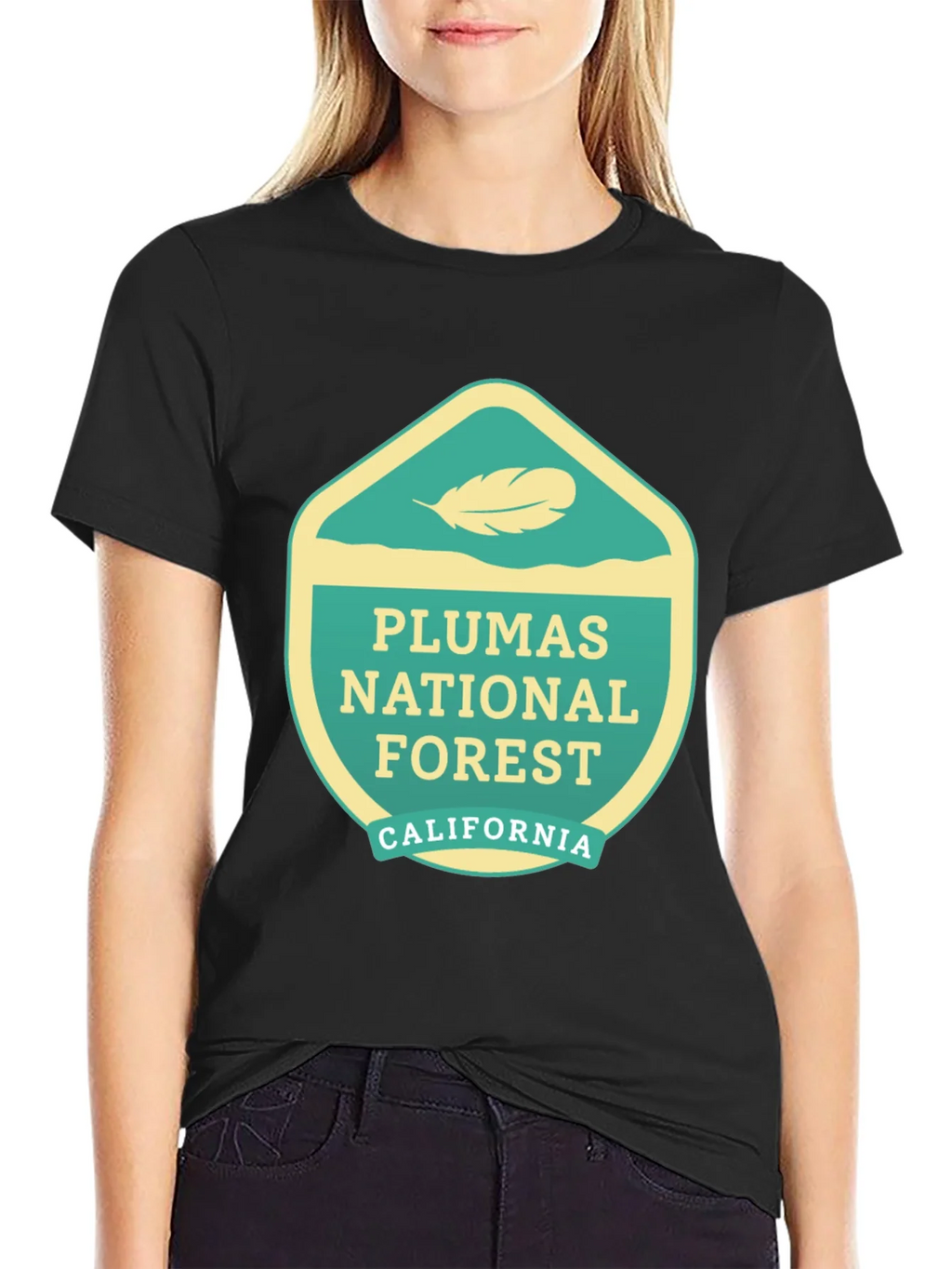 Plumas National Forest Graphic Tee - Black product image 2