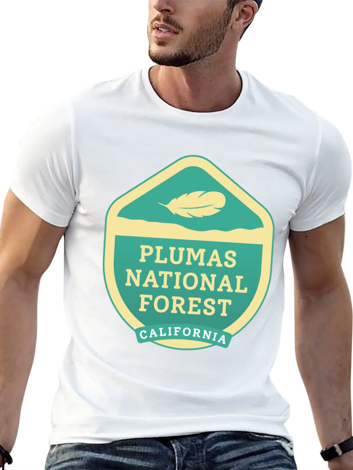Plumas National Forest Graphic Tee - Black product image 12