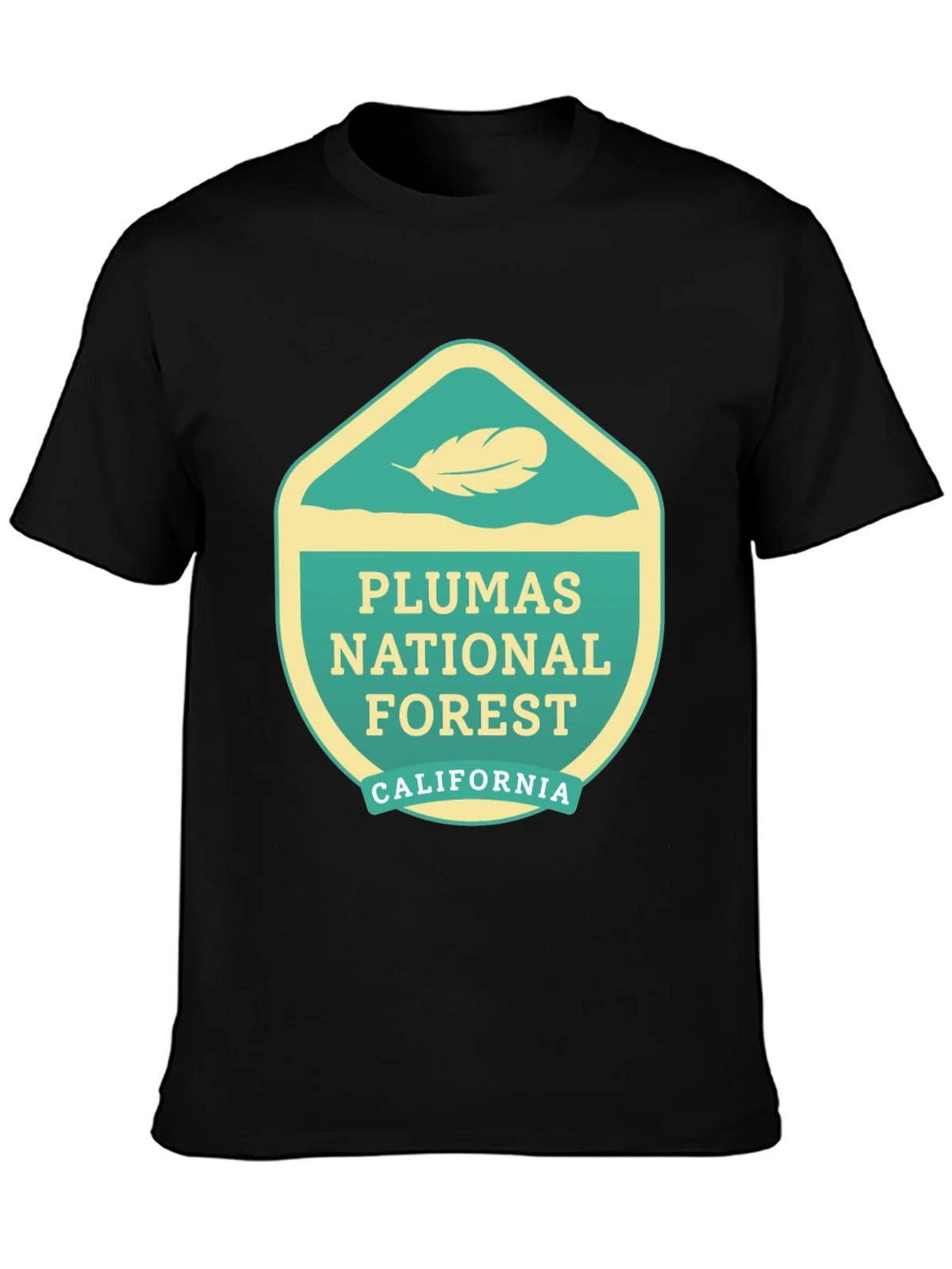 Plumas National Forest Graphic Tee - Black product image 3