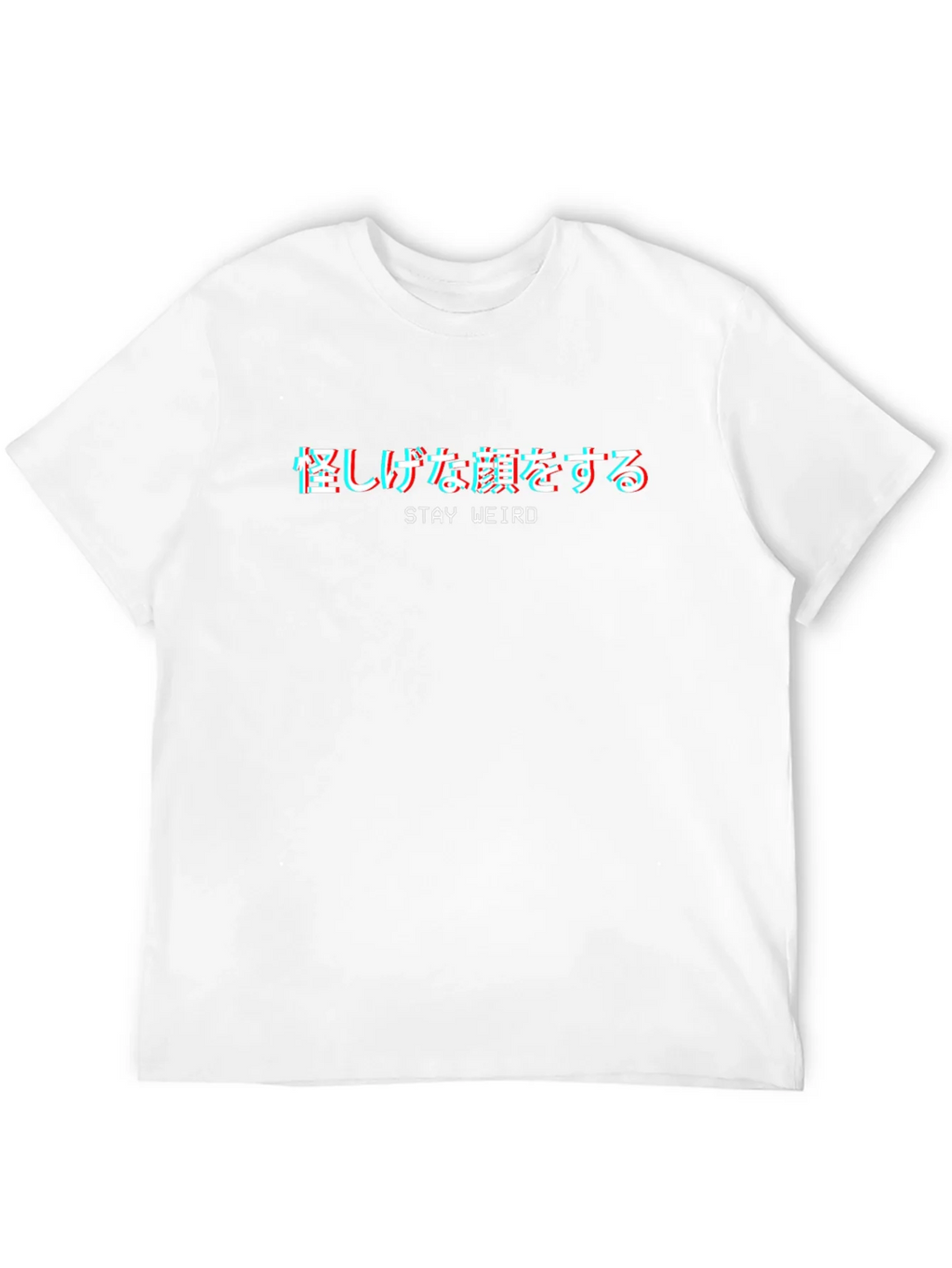 Stay Weird Graphic Tee - Black Crew Neck product image 11