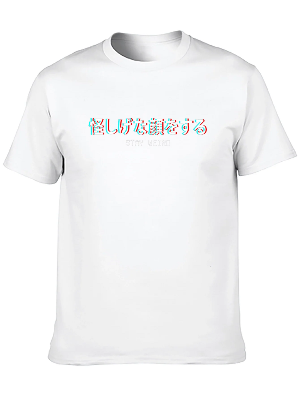 Stay Weird Graphic Tee - Black Crew Neck product image 9
