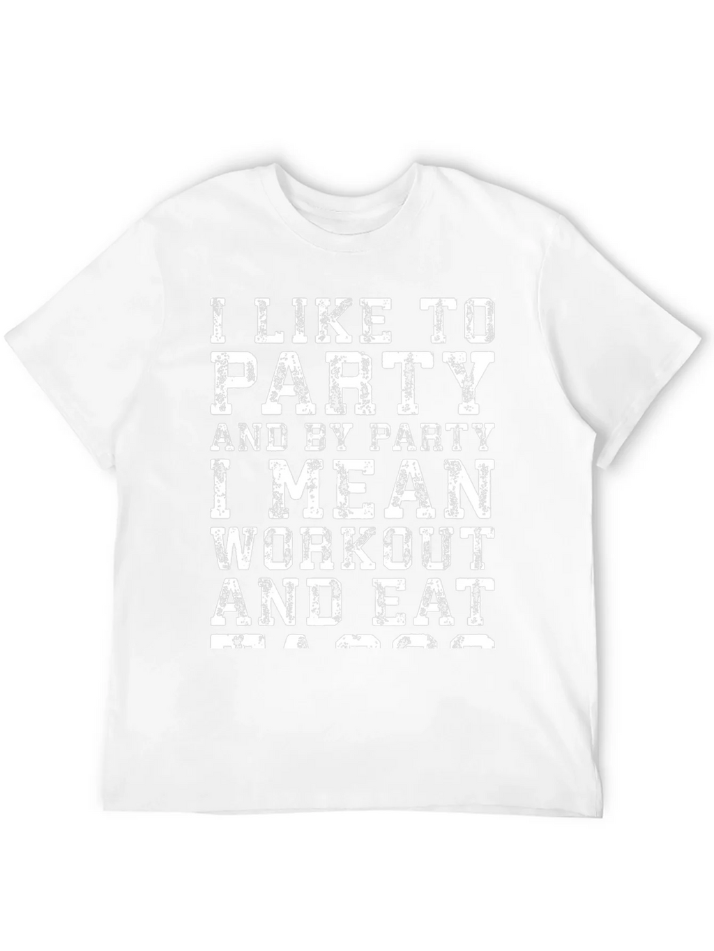 Workout & Eat T-Shirt | Party Fitness Tee product image 11