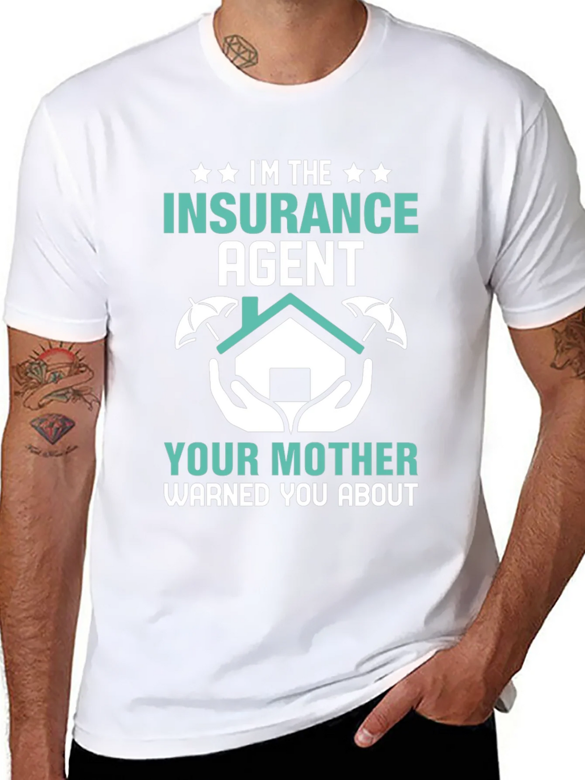 Im the Insurance Agent T-Shirt - Funny Slogan Tee product image 7
