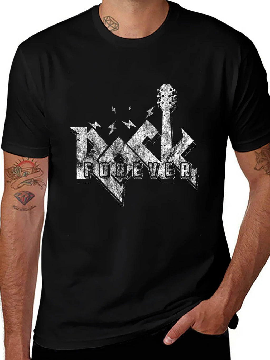 Rock Forever Black T-Shirt product image 1