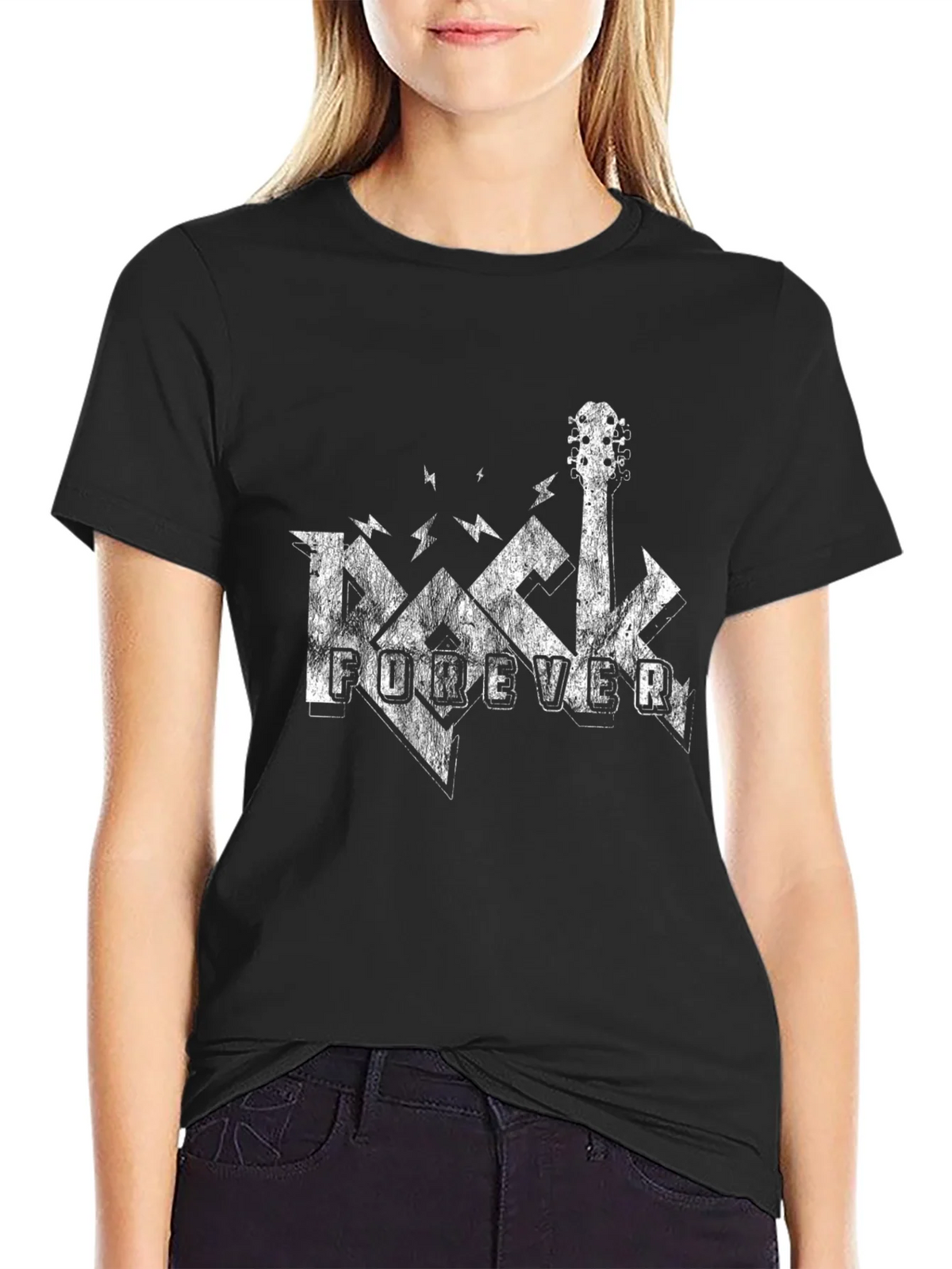 Rock Forever Black T-Shirt product image 2
