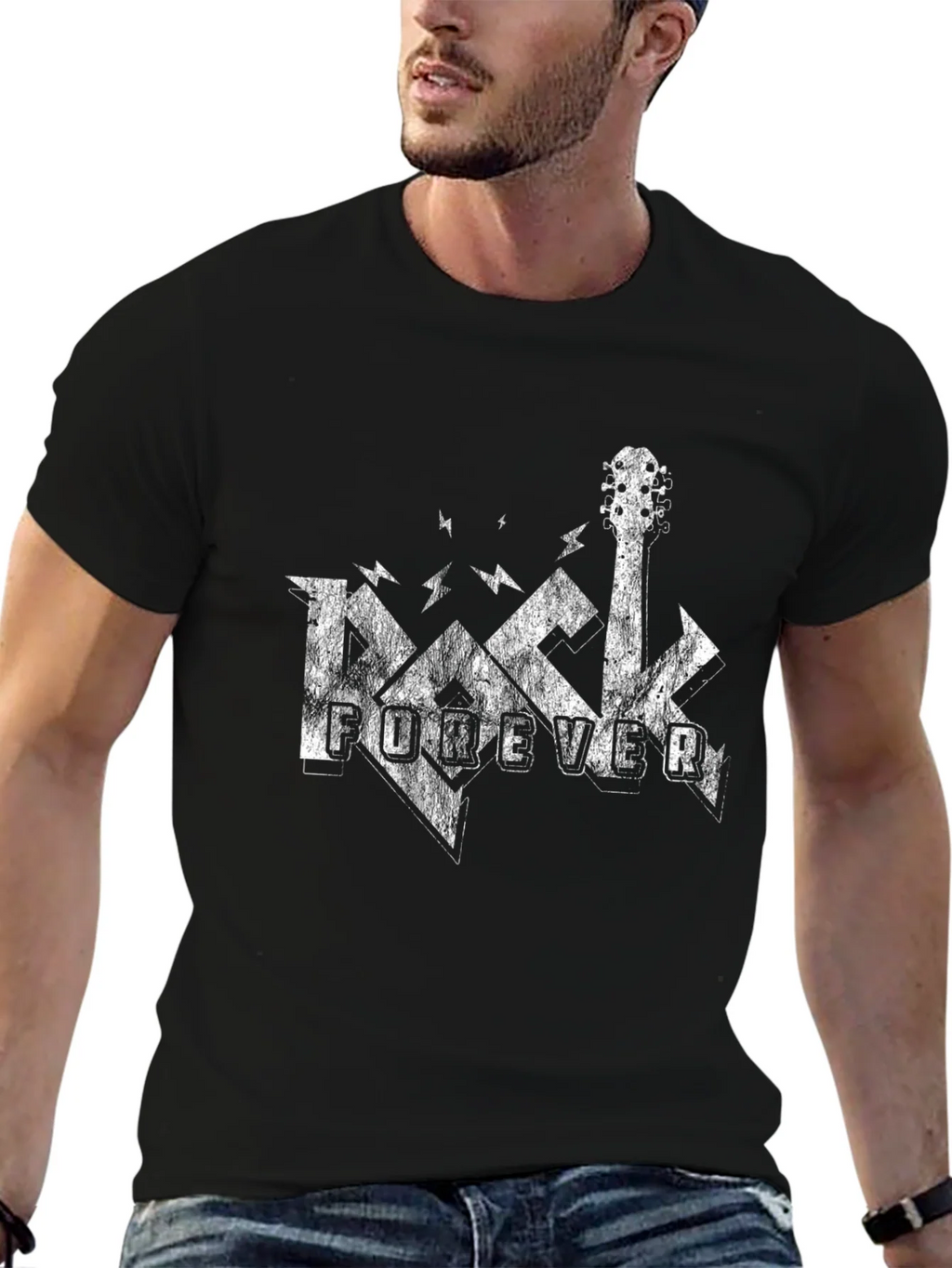 Rock Forever Black T-Shirt product image 6