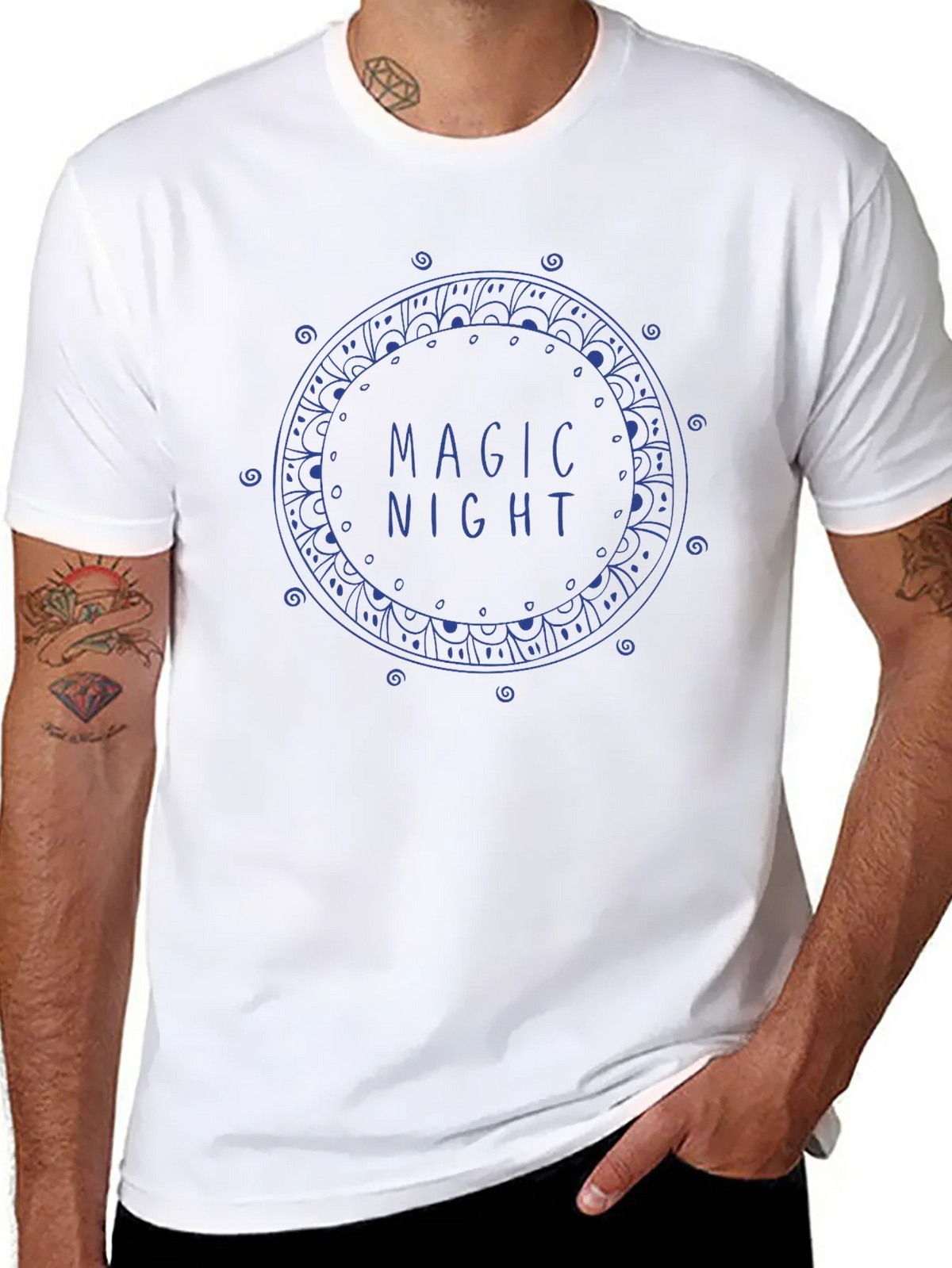 Magic Night Graphic Tee - Unique Design product image 7