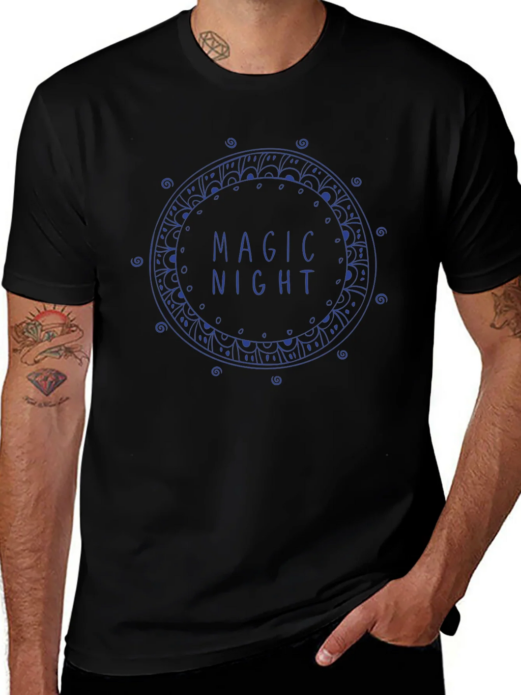 Magic Night Graphic Tee - Unique Design product image 1