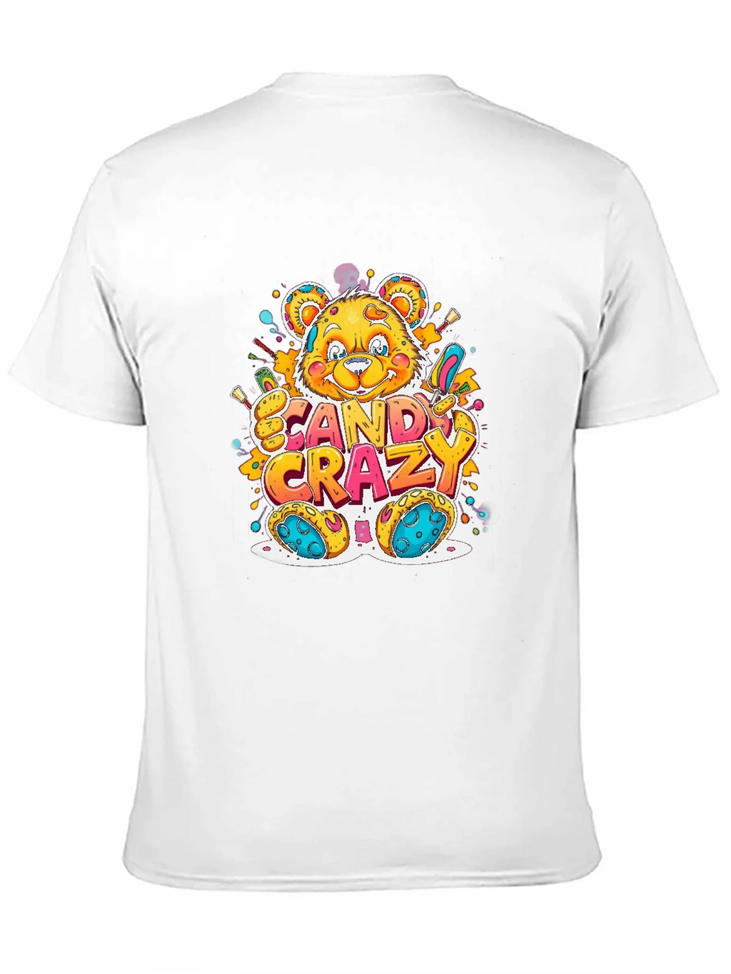 Candy Crazy Bear Graphic T-Shirt product image 10