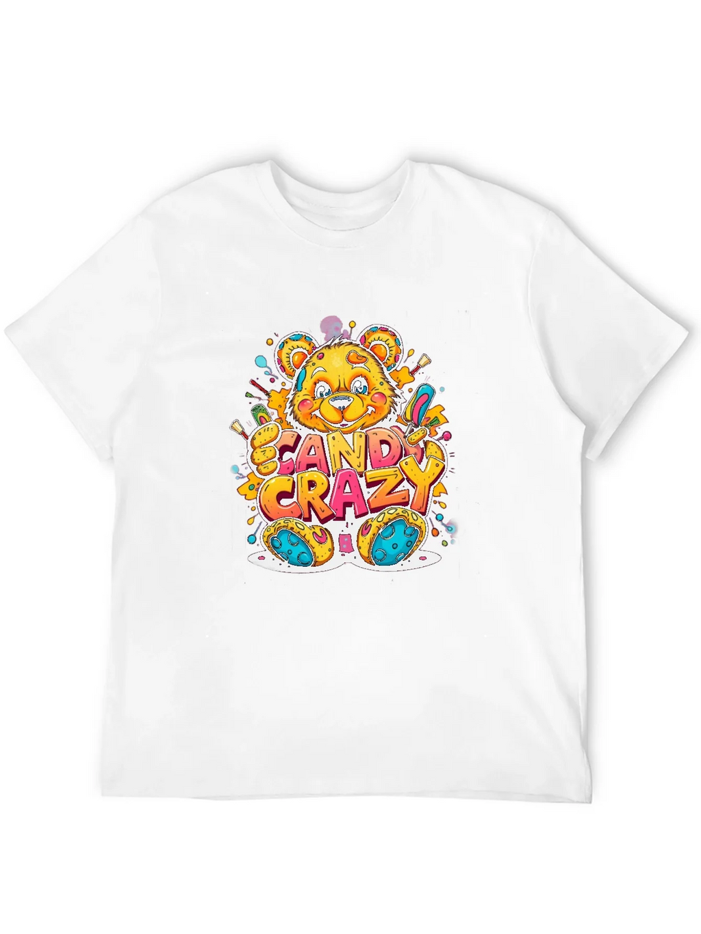 Candy Crazy Bear Graphic T-Shirt product image 11