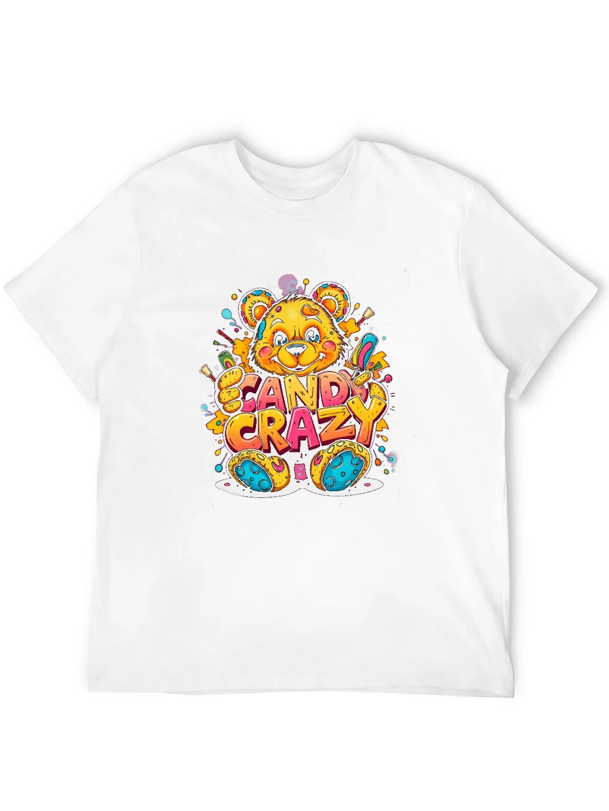 Candy Crazy Bear Graphic T-Shirt product image 11