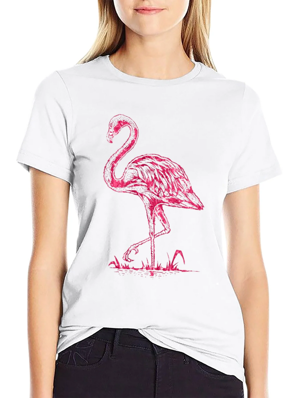 Pink Flamingo Graphic T-Shirt product image 8