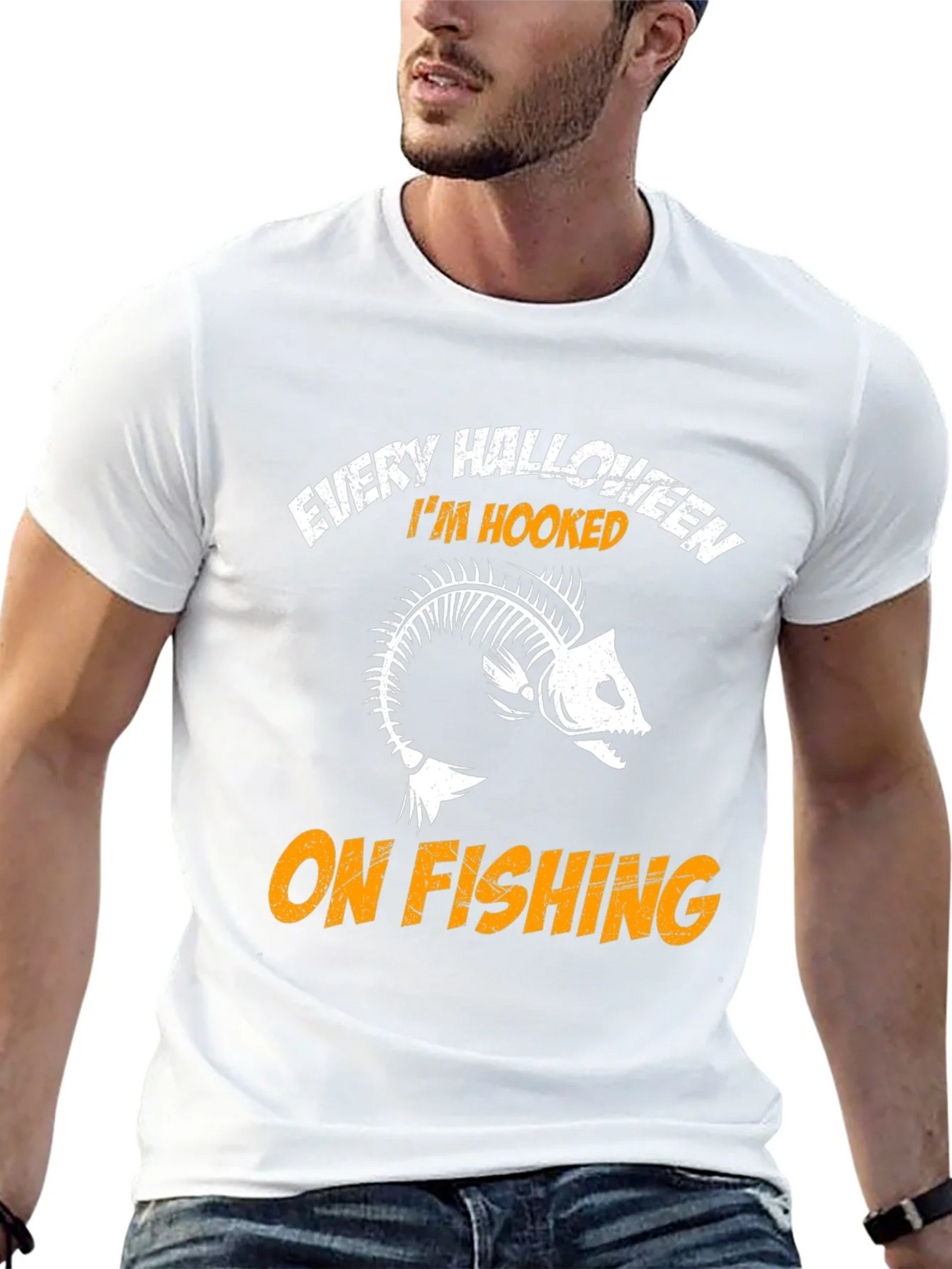 Every Halloween Im Hooked On Fishing T-Shirt product image 12