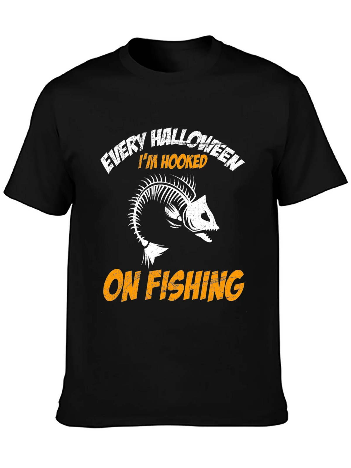 Every Halloween Im Hooked On Fishing T-Shirt product image 3