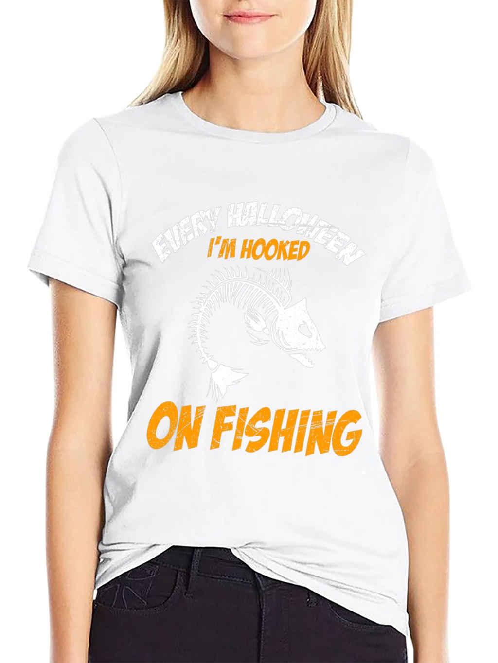 Every Halloween Im Hooked On Fishing T-Shirt product image 8