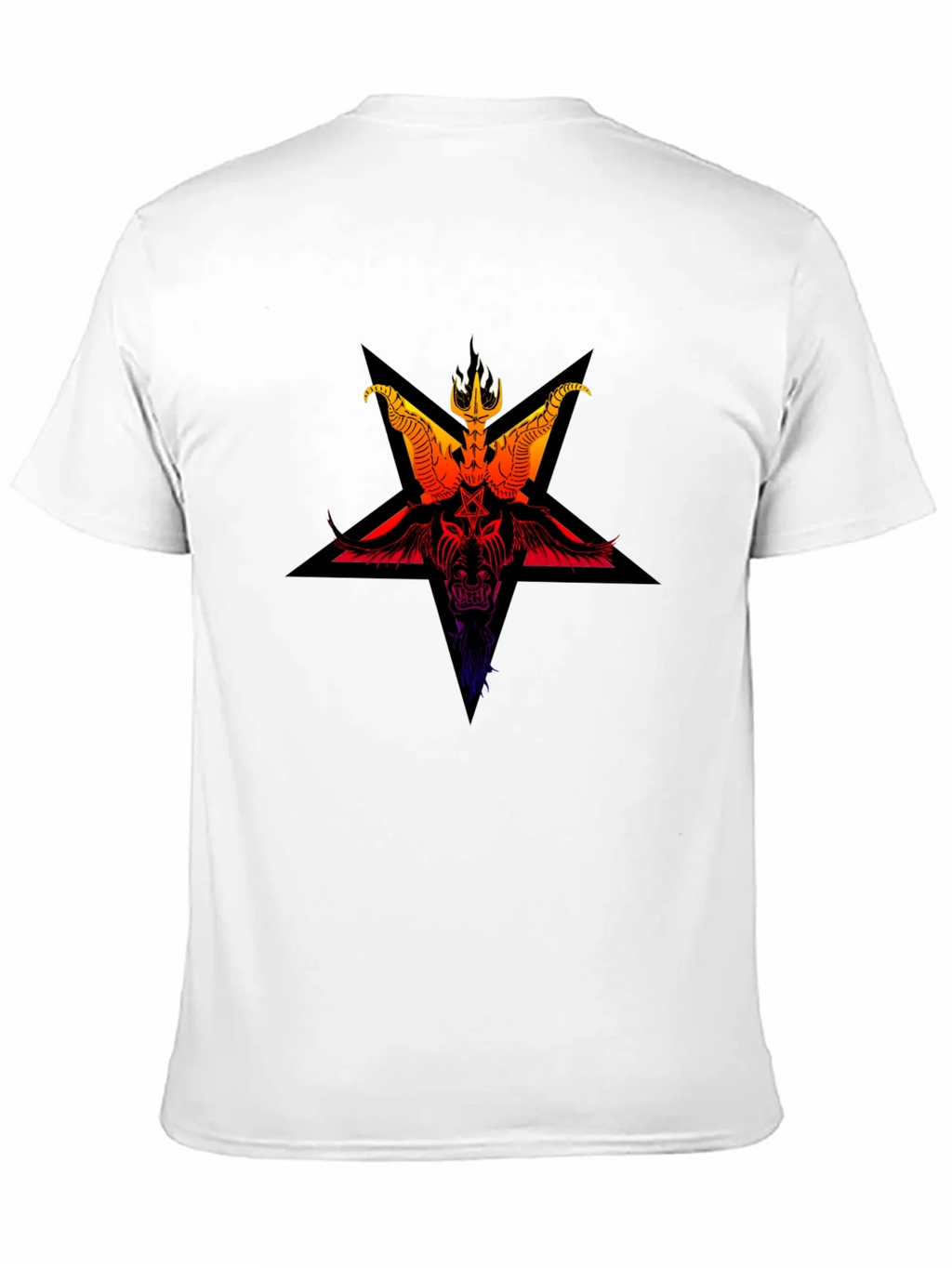 Baphomet Star Graphic Tee - Dark Pagan Style Shirt product image 3