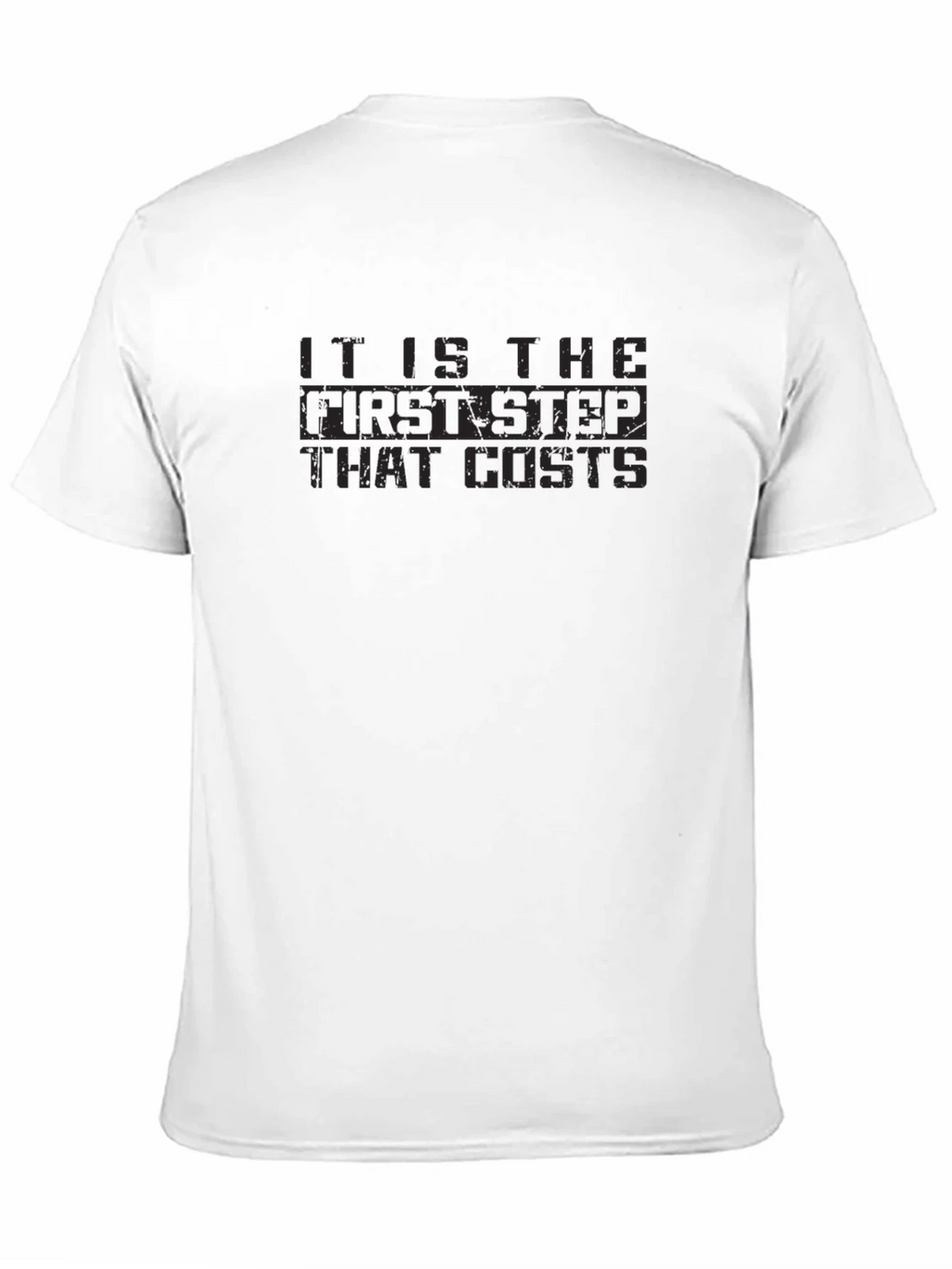 The First Step Costs T-Shirt - Dark Humor Tee product image 10