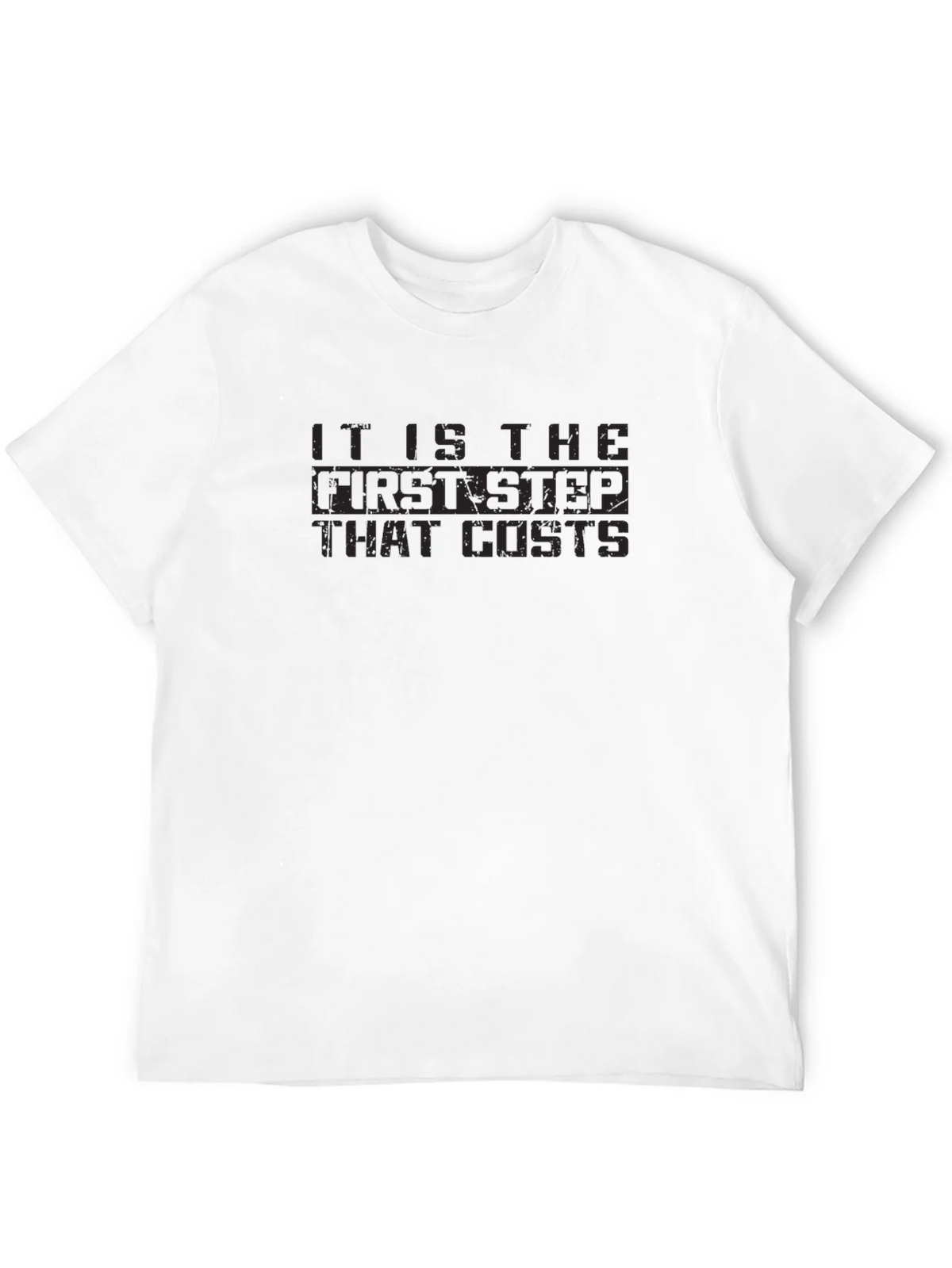The First Step Costs T-Shirt - Dark Humor Tee product image 11