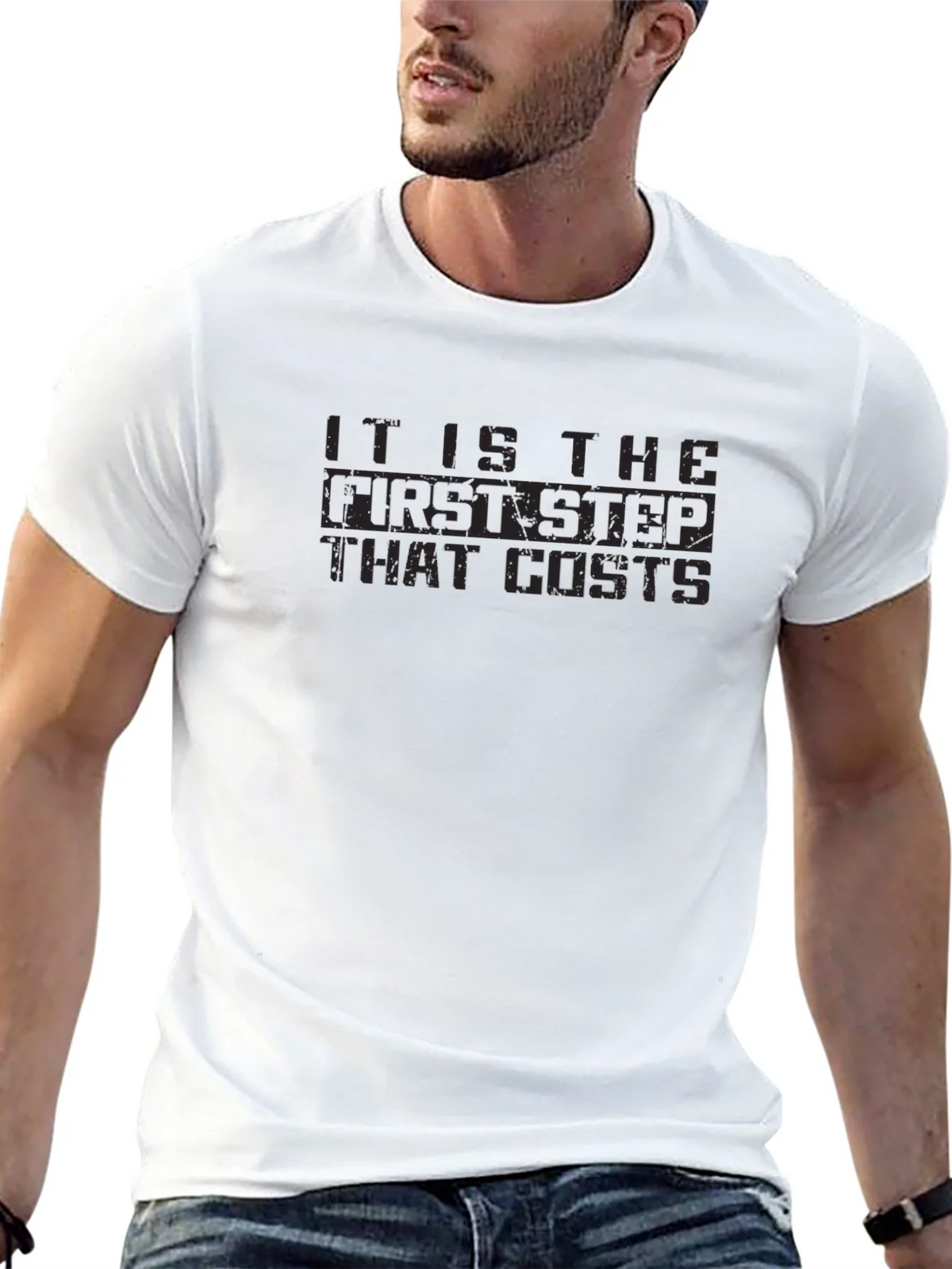 The First Step Costs T-Shirt - Dark Humor Tee product image 12