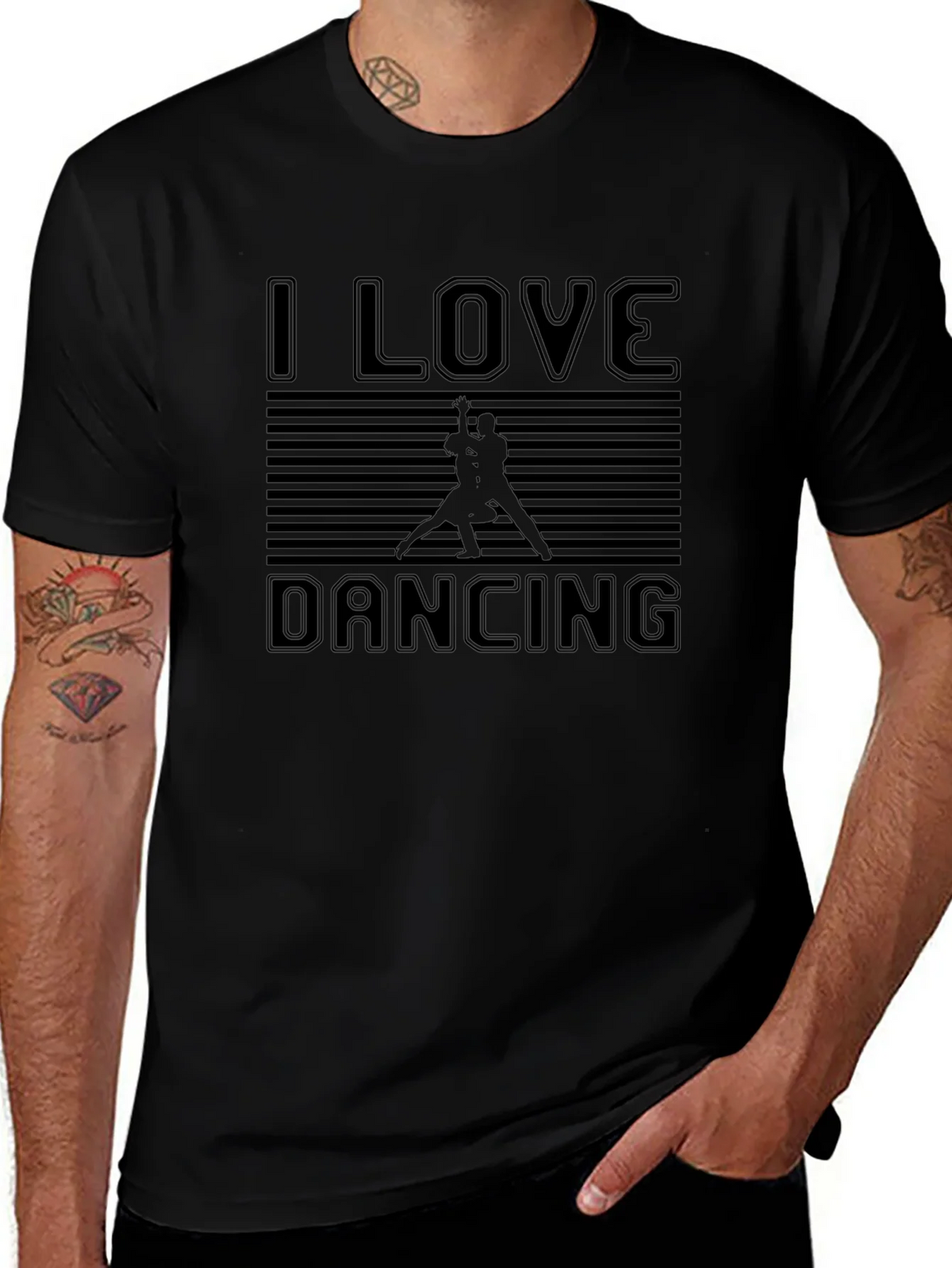 I Love Dancing Graphic T-Shirt product image 1