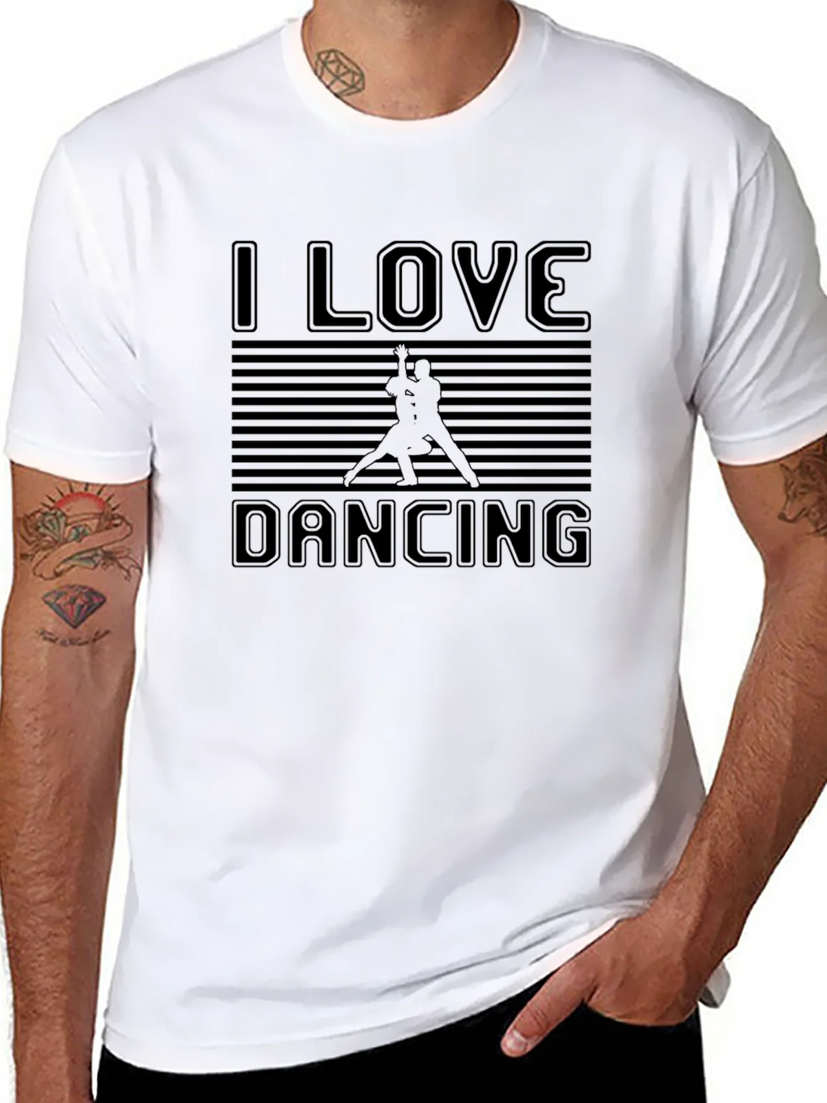 I Love Dancing Graphic T-Shirt product image 7