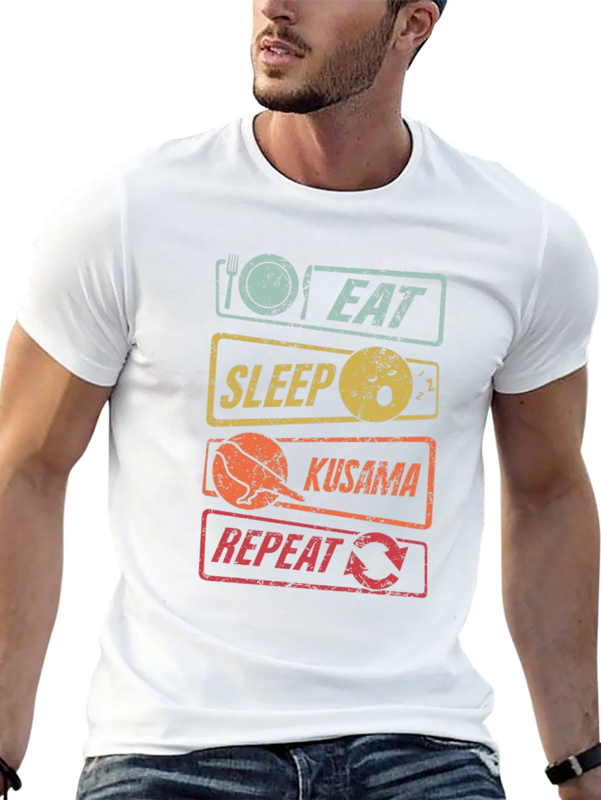 Eat Sleep Kusama Repeat T-Shirt product image 12