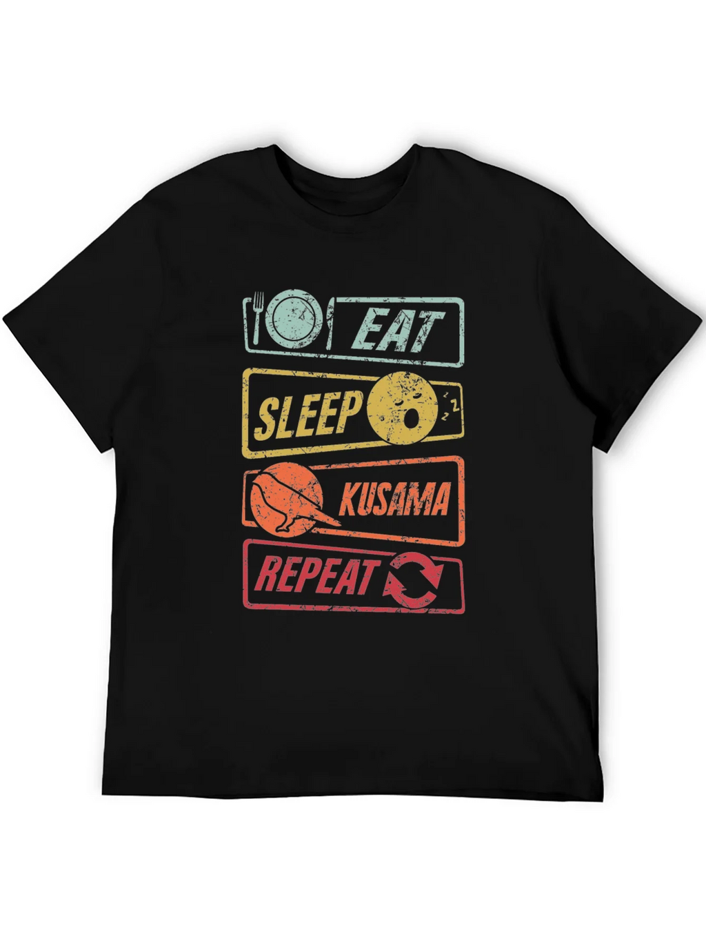 Eat Sleep Kusama Repeat T-Shirt product image 5