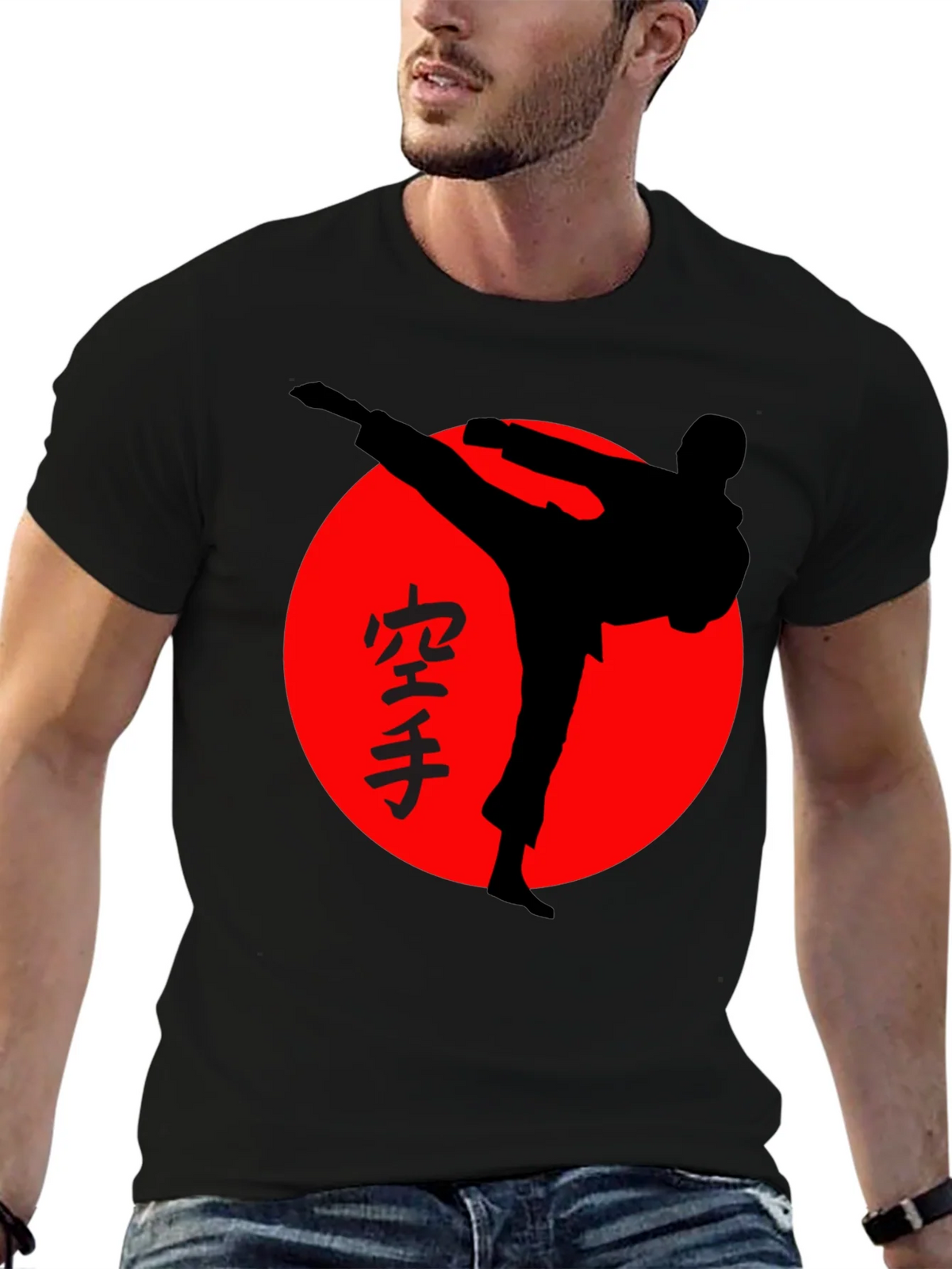 Karate Silhouette T-Shirt - Martial Arts Design product image 6