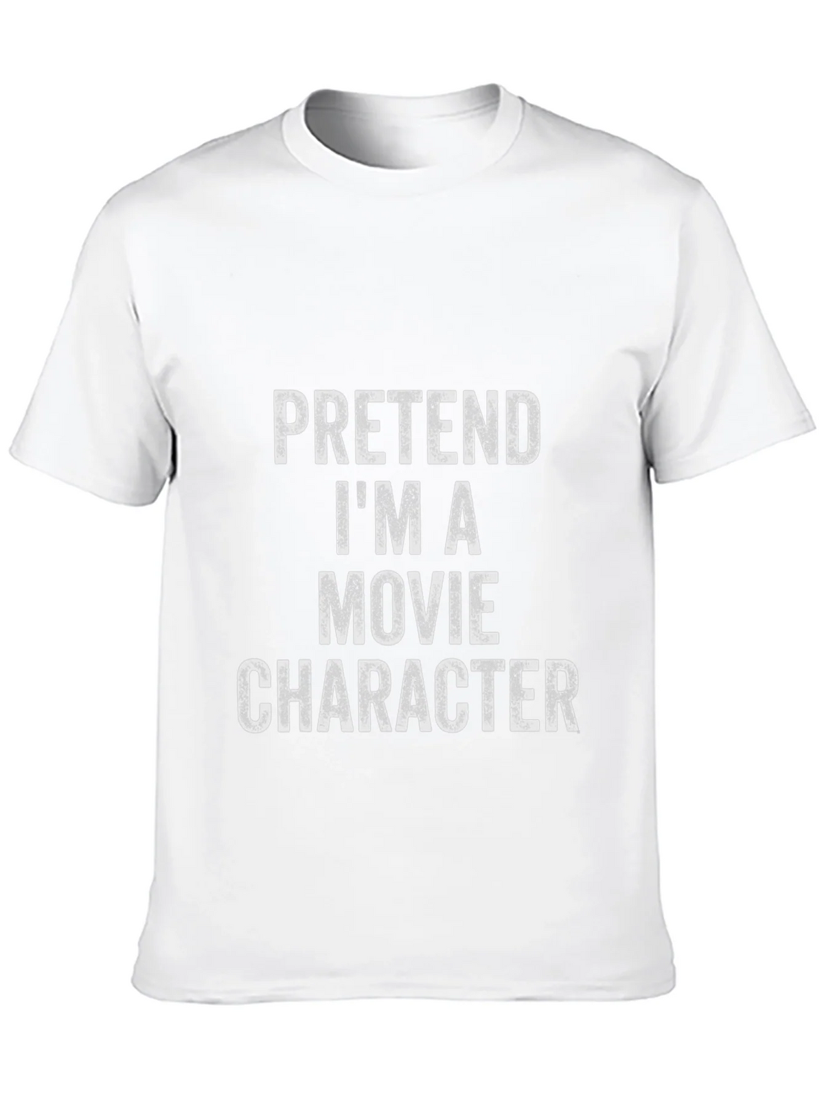 Pretend Im A Movie Character Black T-Shirt product image 9