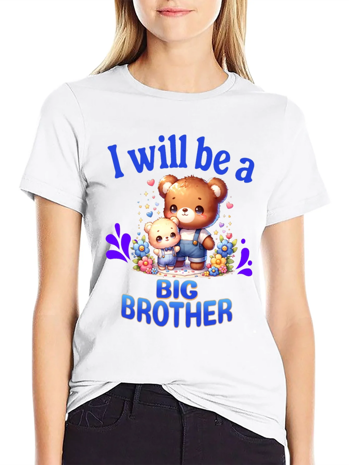 Big Brother T-Shirt - Cute Teddy Bear Design product image 5