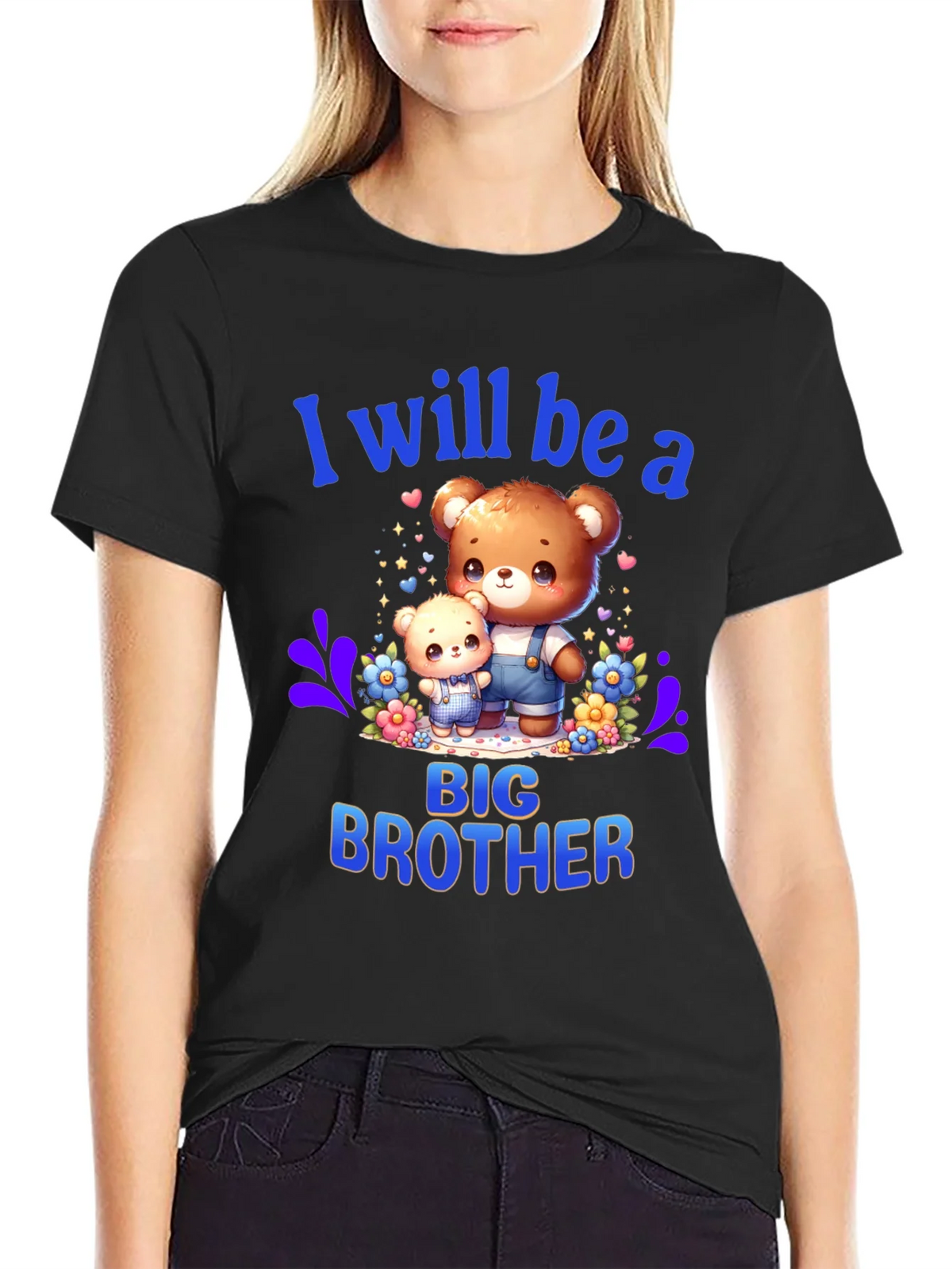 Big Brother T-Shirt - Cute Teddy Bear Design product image 1