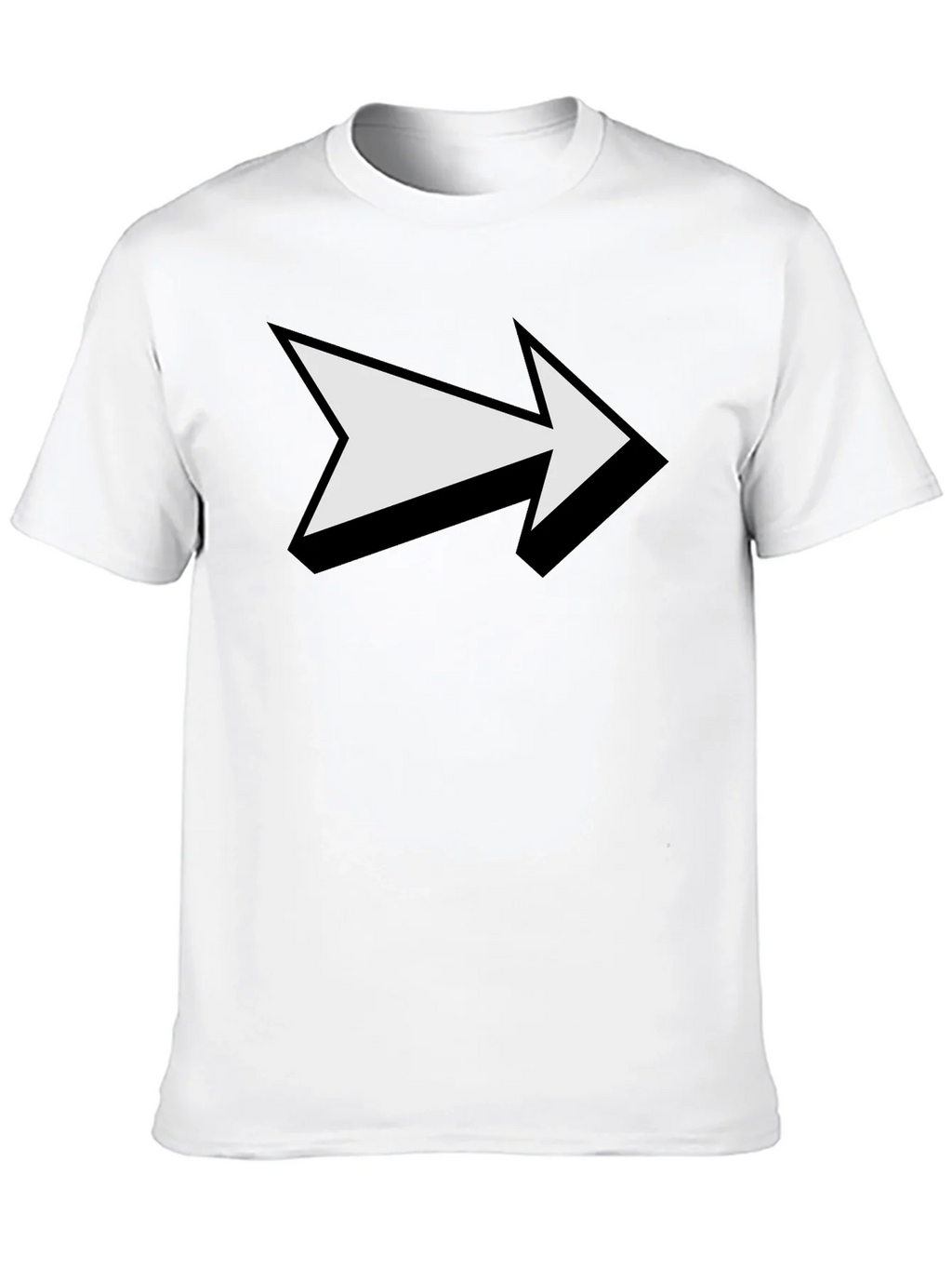 Arrow Graphic Print Black T-Shirt product image 9