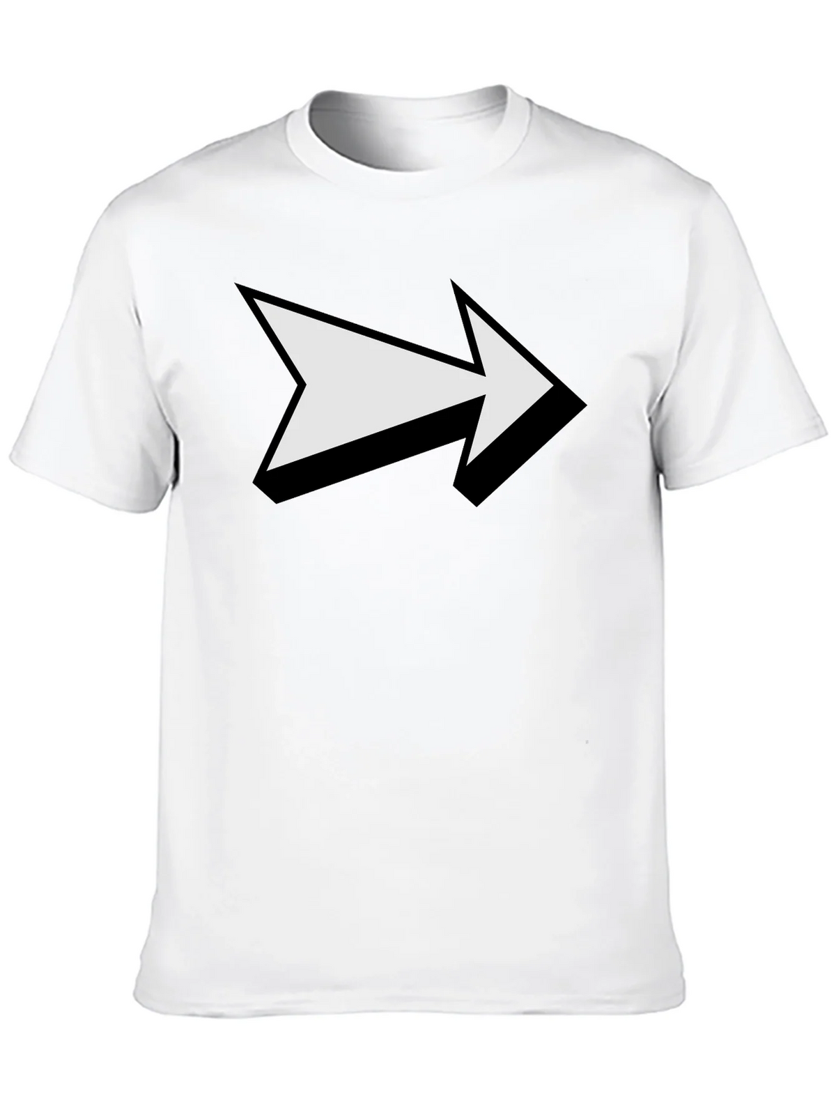 Arrow Graphic Print Black T-Shirt product image 9