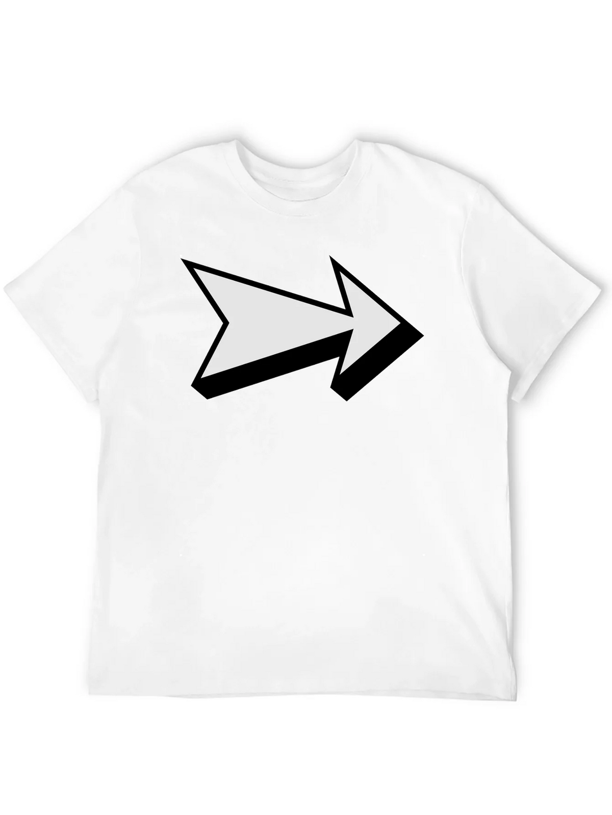 Arrow Graphic Print Black T-Shirt product image 11