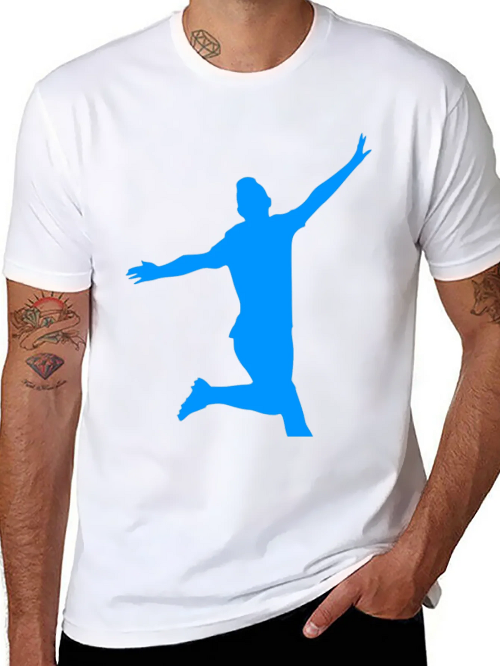 Silhouette Soccer T-Shirt - Black product image 5