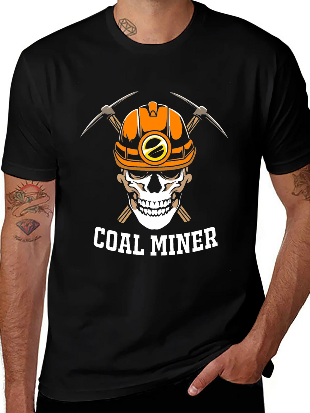 Coal Miner Skeleton T-Shirt