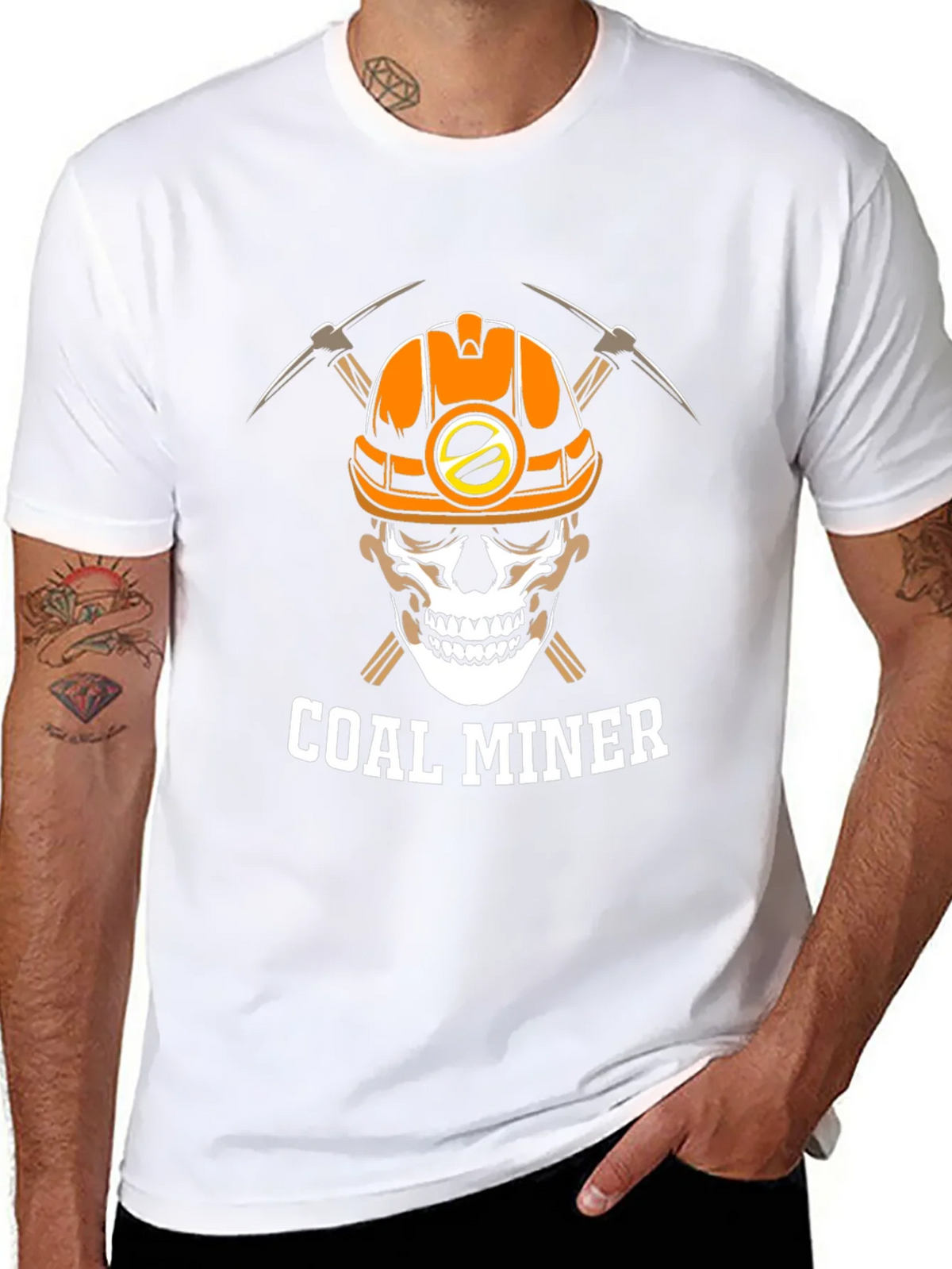 Coal Miner Skeleton T-Shirt