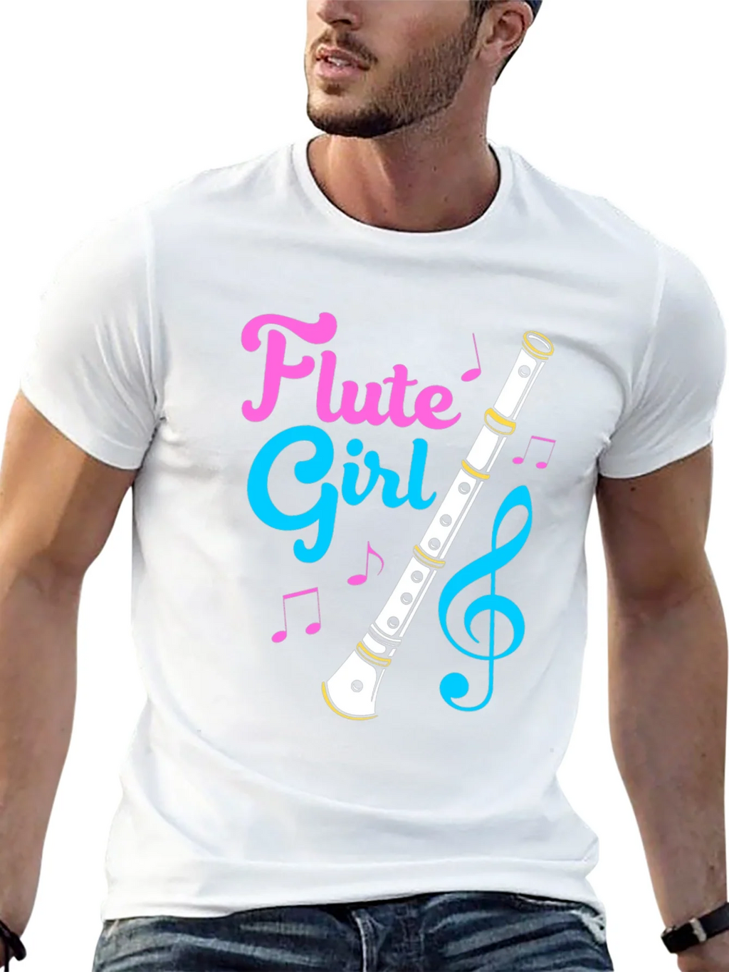 Flute Girl Graphic T-Shirt product image 12