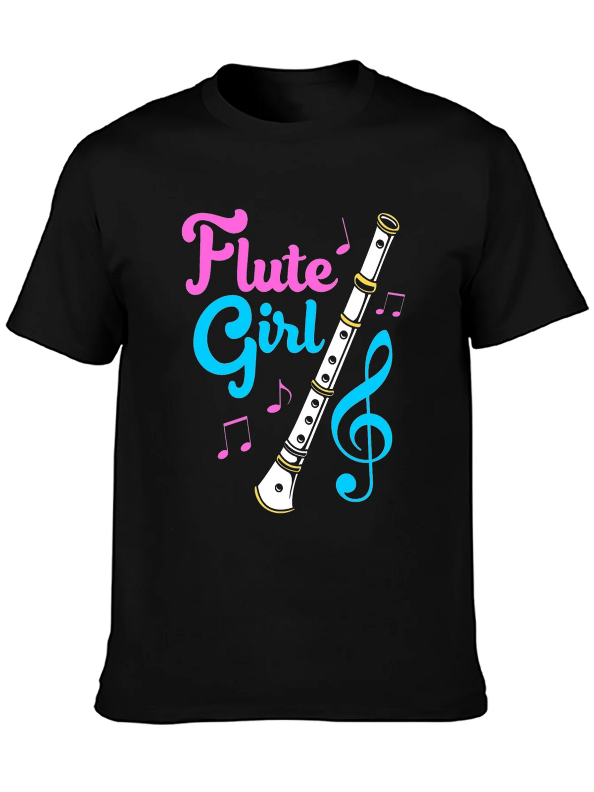 Flute Girl Graphic T-Shirt product image 3