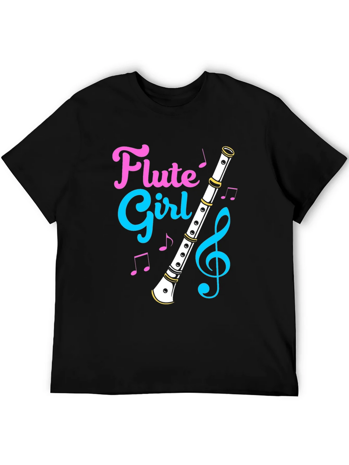 Flute Girl Graphic T-Shirt product image 5